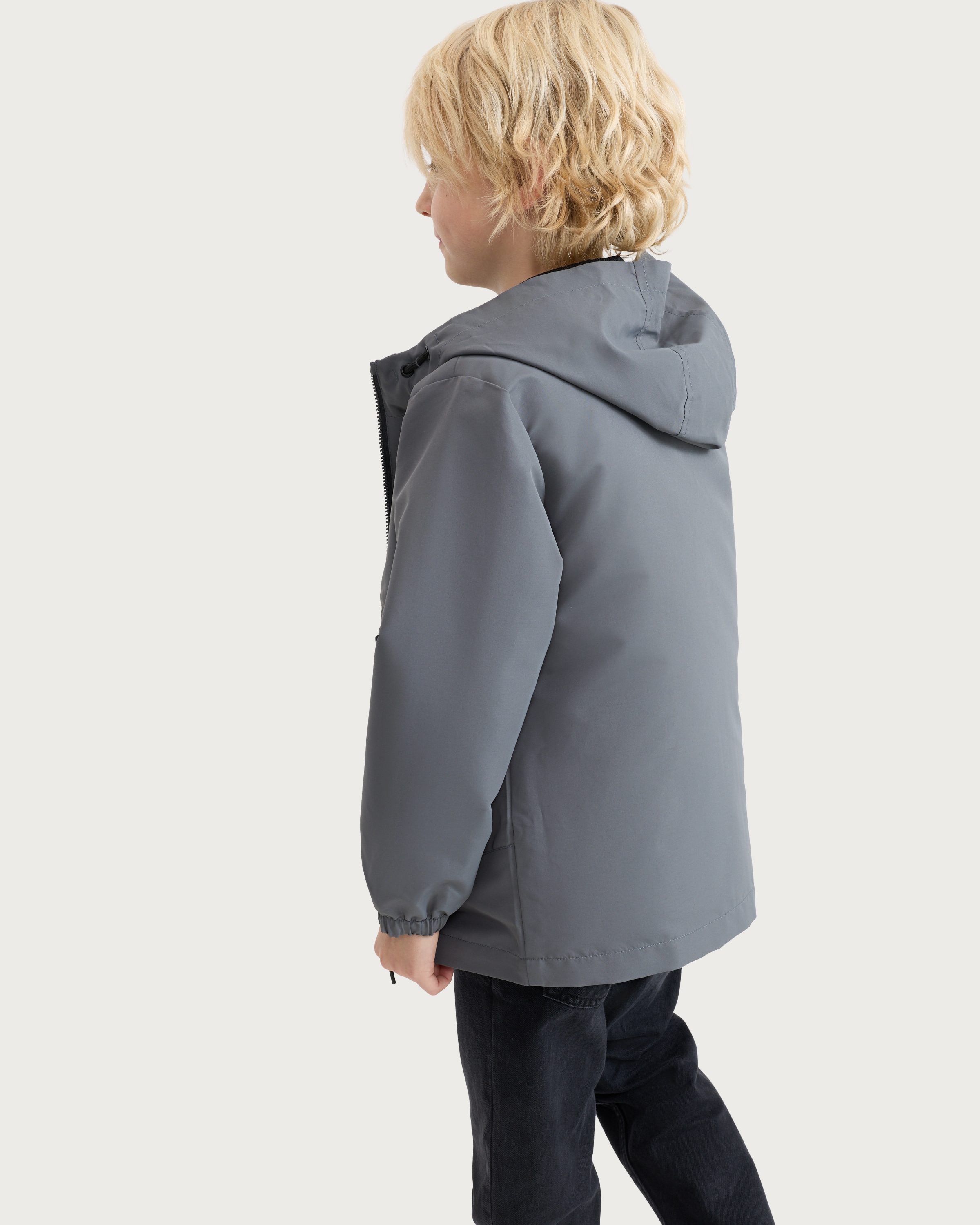 F&F Boys 2-Piece Hooded Jacket and Padded Gilet Set in Grey thumbnail 3