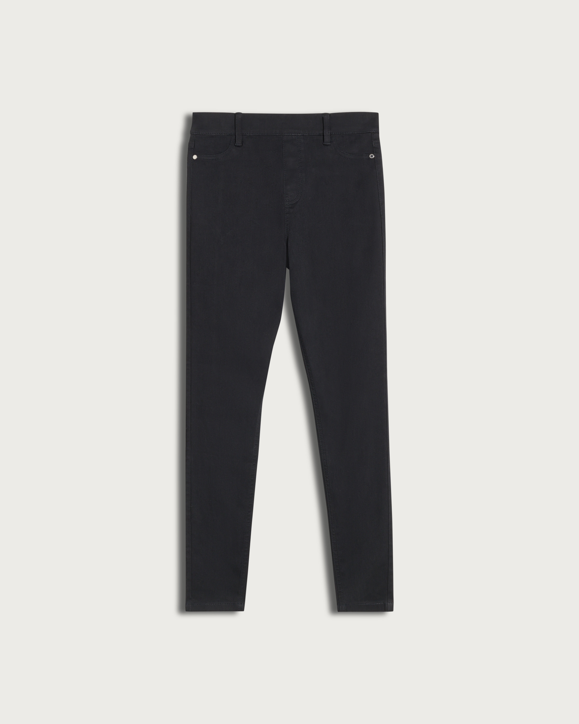 F&F High Rise Skinny Fit Jeggings in Black thumbnail 4
