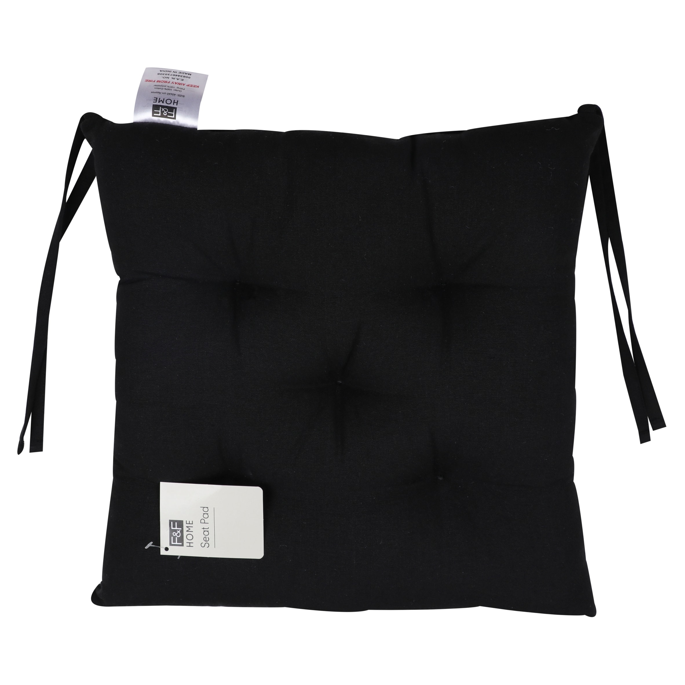 F&F Home Black Seat Pad
