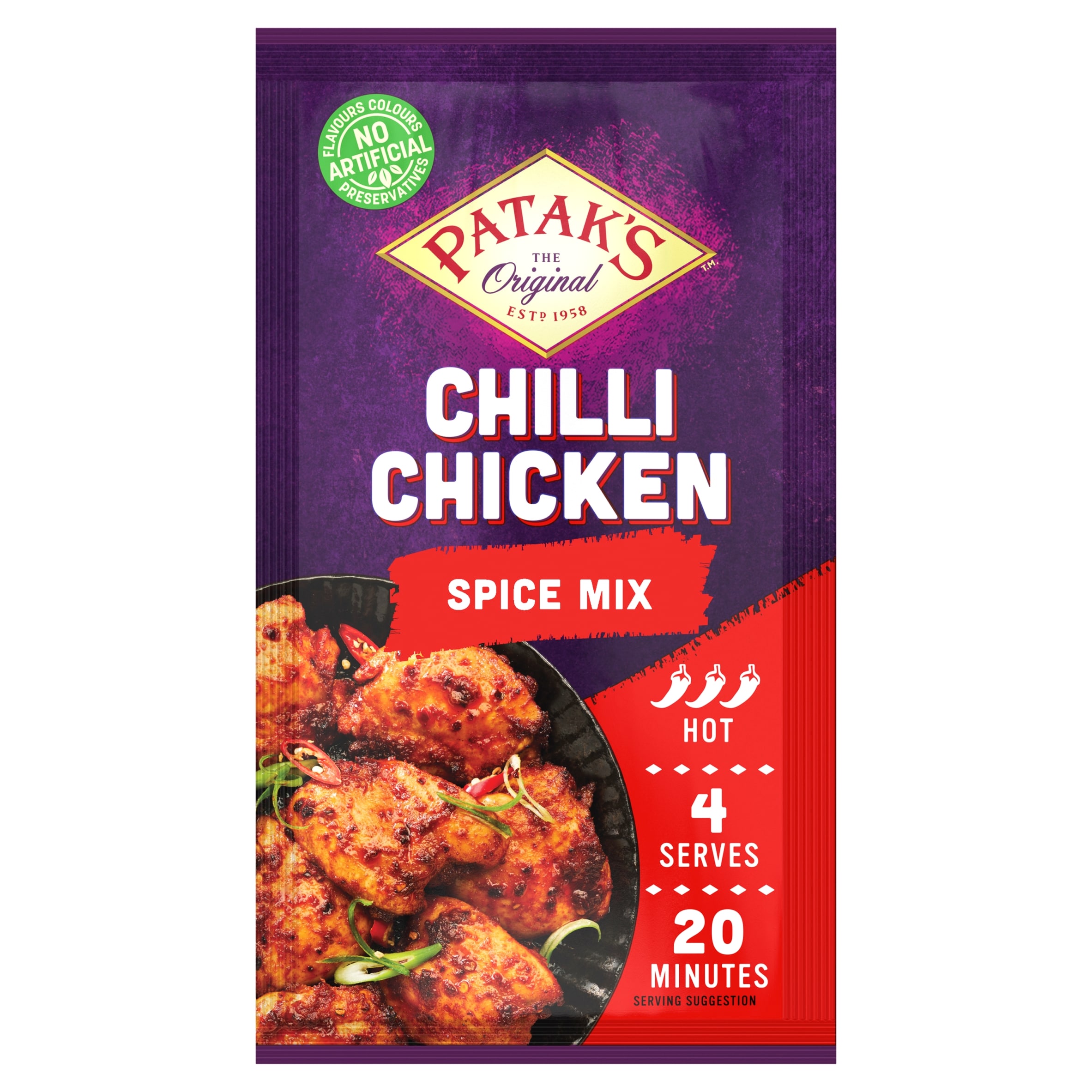 Patak's Chilli Chicken Spice Mix 25g