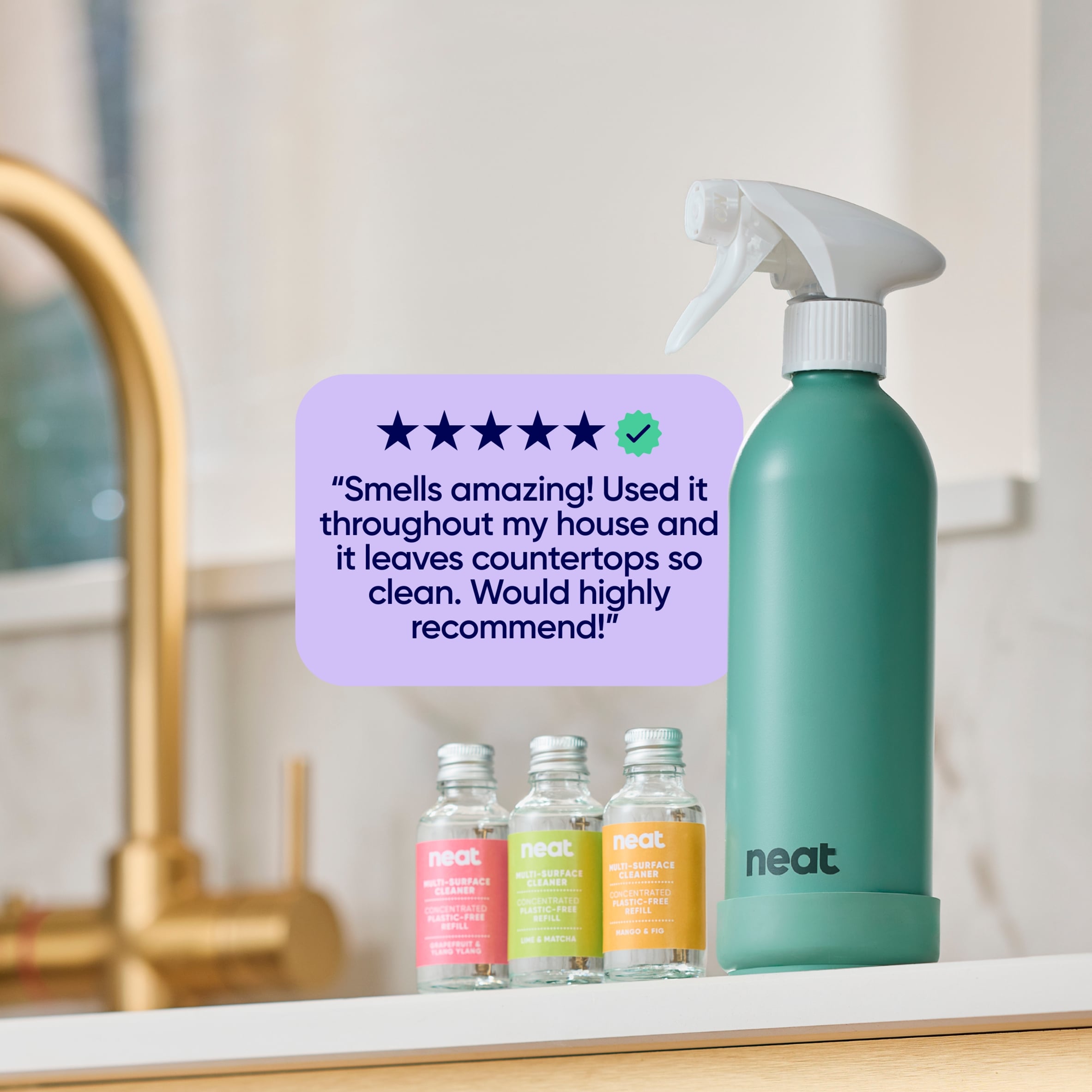 NEAT Sage Refillable Bottle for Cleaning Sprays 500ml thumbnail 4