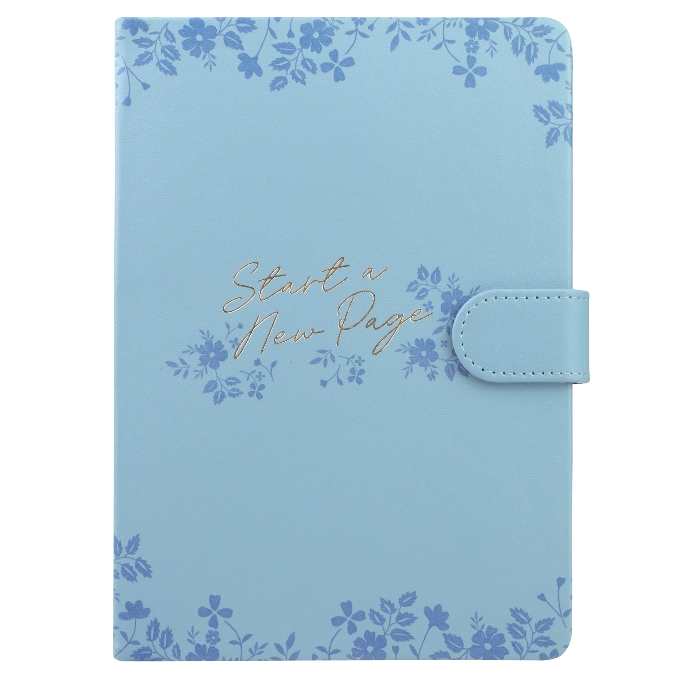 Woodvale Romantic Floral A5 Casebound Magnetic Closure Notebook