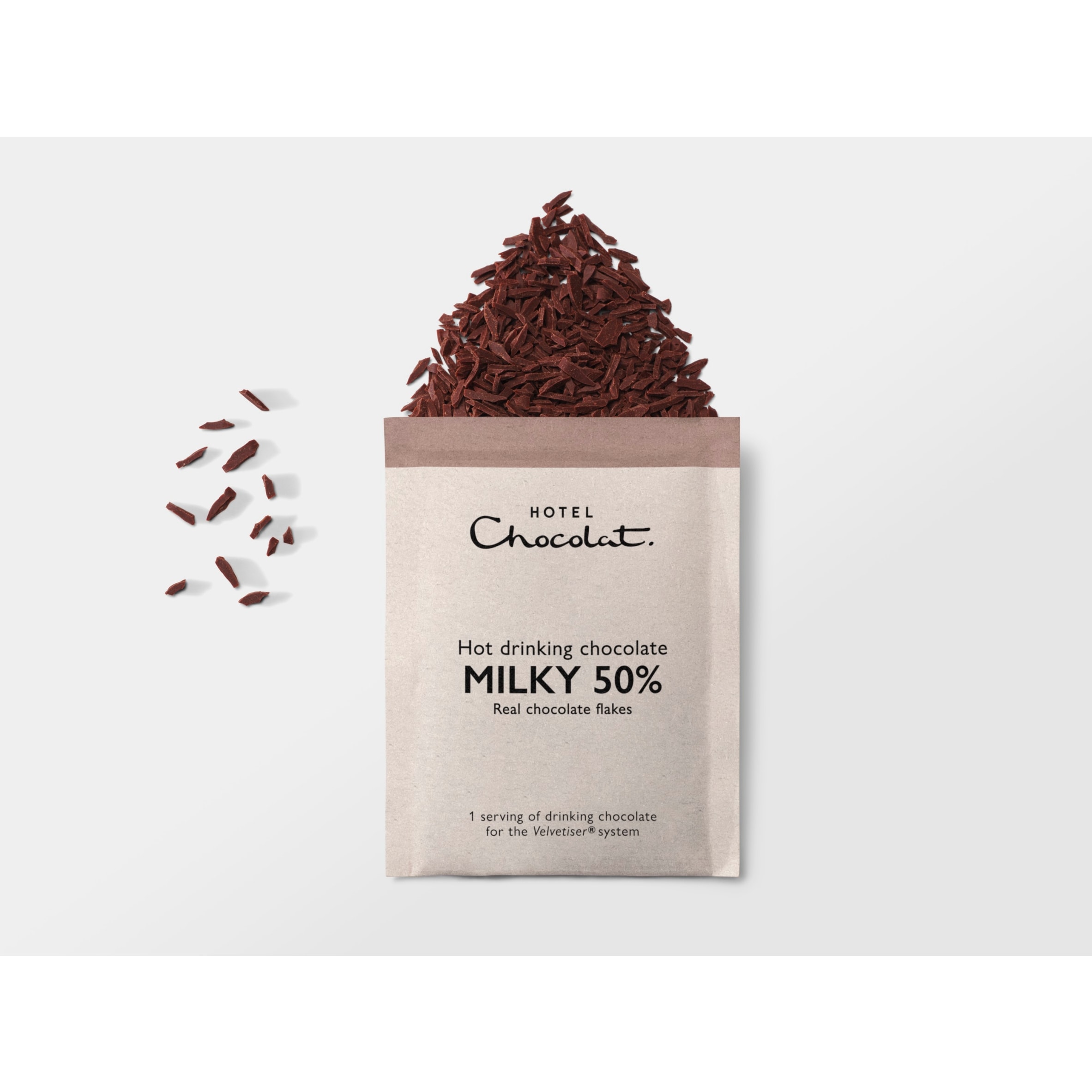 Hotel Chocolat Hot Drinking Chocolate Milky 50% 5 x 31g thumbnail 5