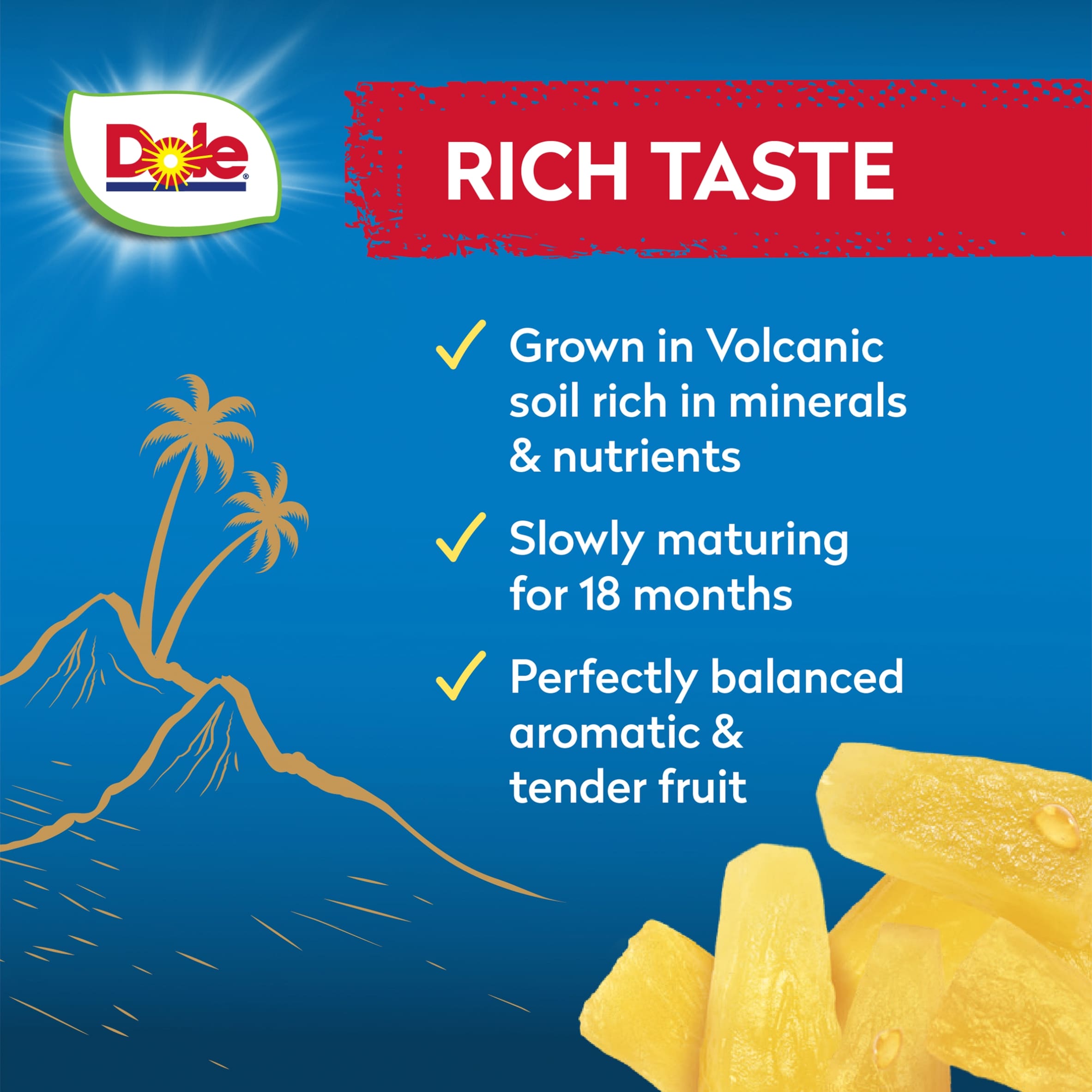 Dole Tropical Gold Pineapple Small Chunks 227g thumbnail 3