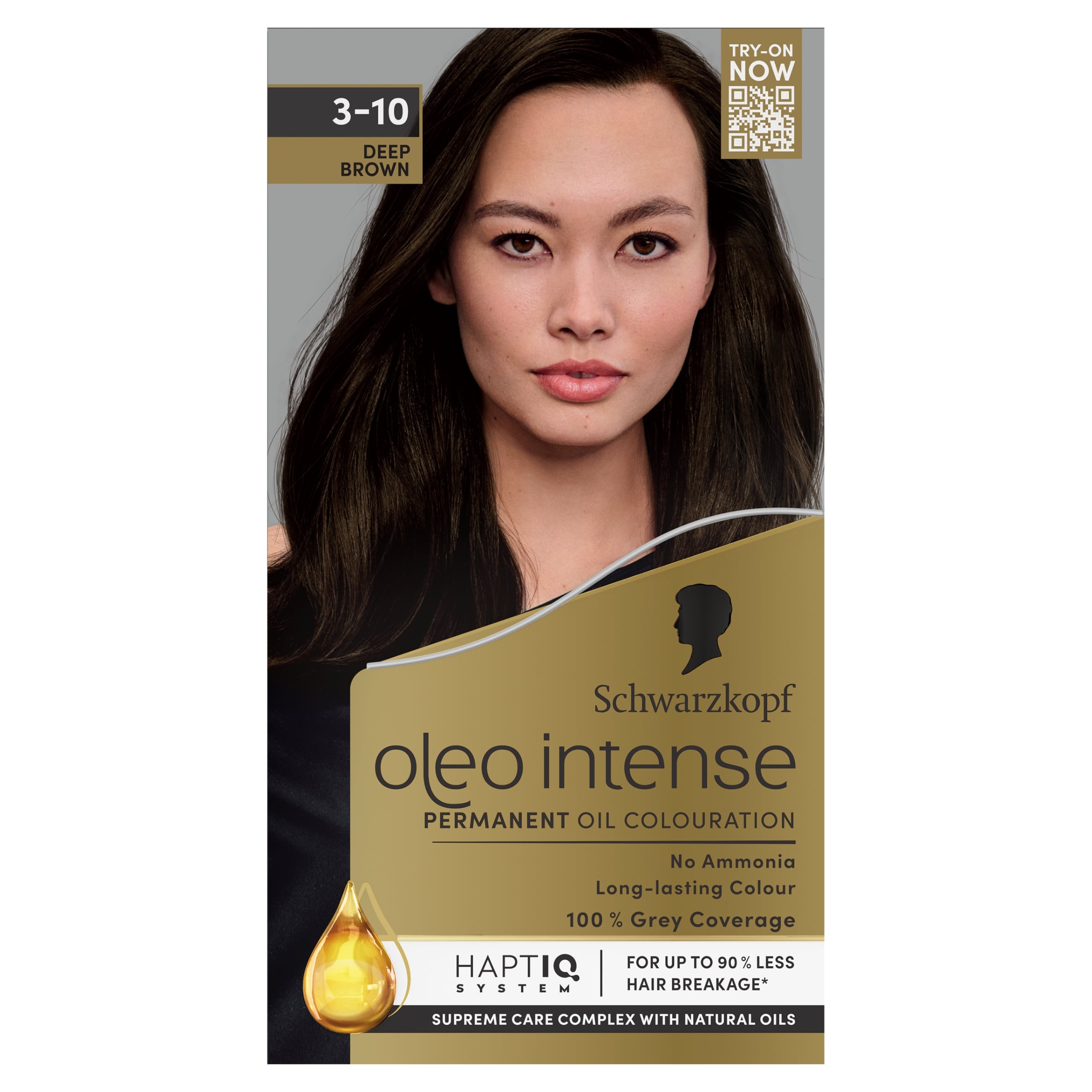 Schwarzkopf Oleo Intense Deep Brown 3-10 Permanent Hair Dye