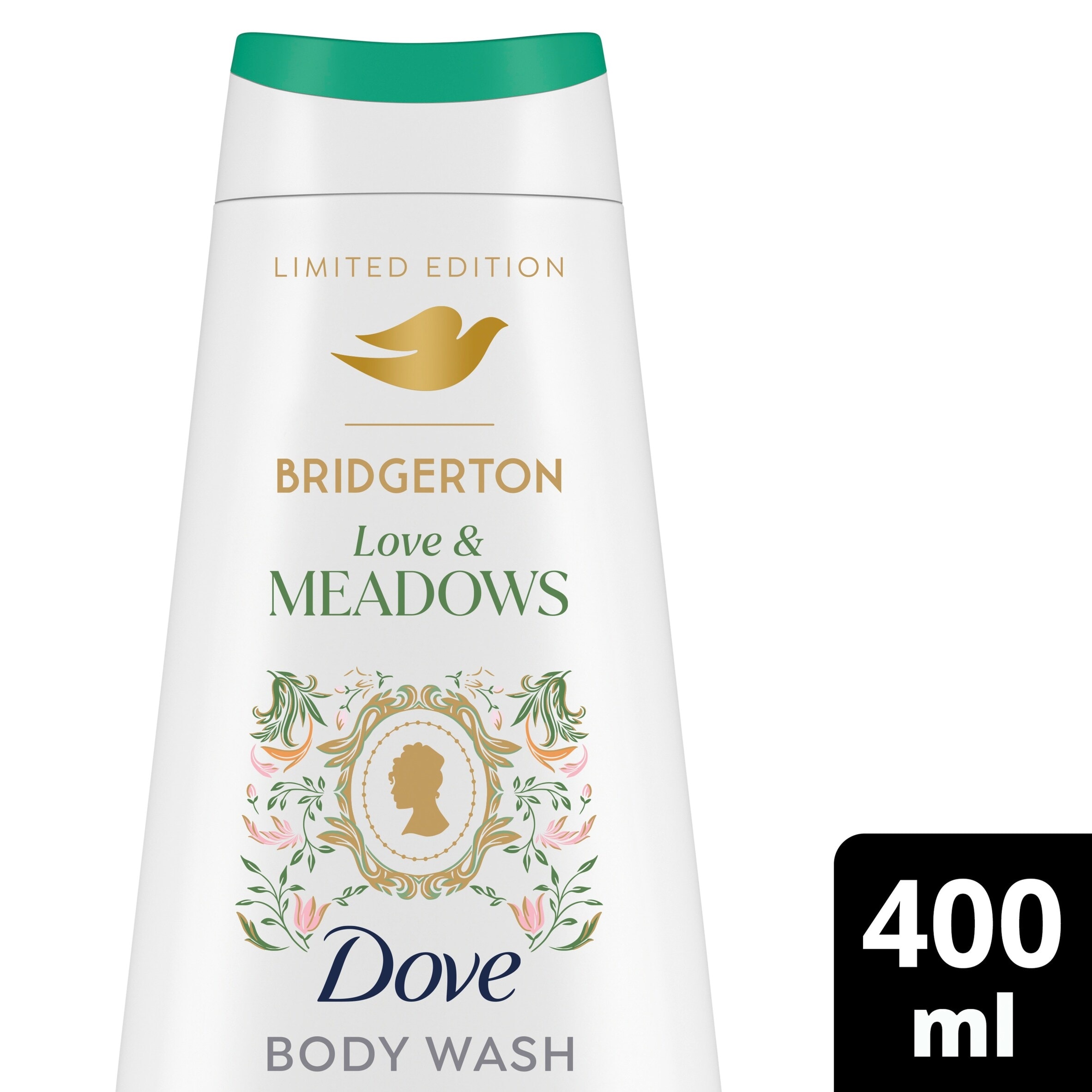 Dove Limited Edition Bridgerton Love & Meadows Body Wash Shower Gel 400ml