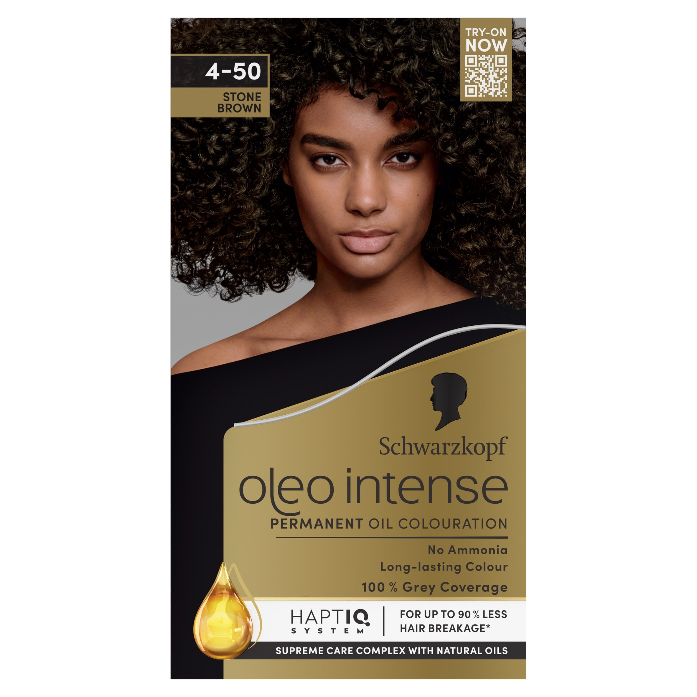 Schwarzkopf Oleo Intense Stone Brown 4-50 Permanent Hair Dye