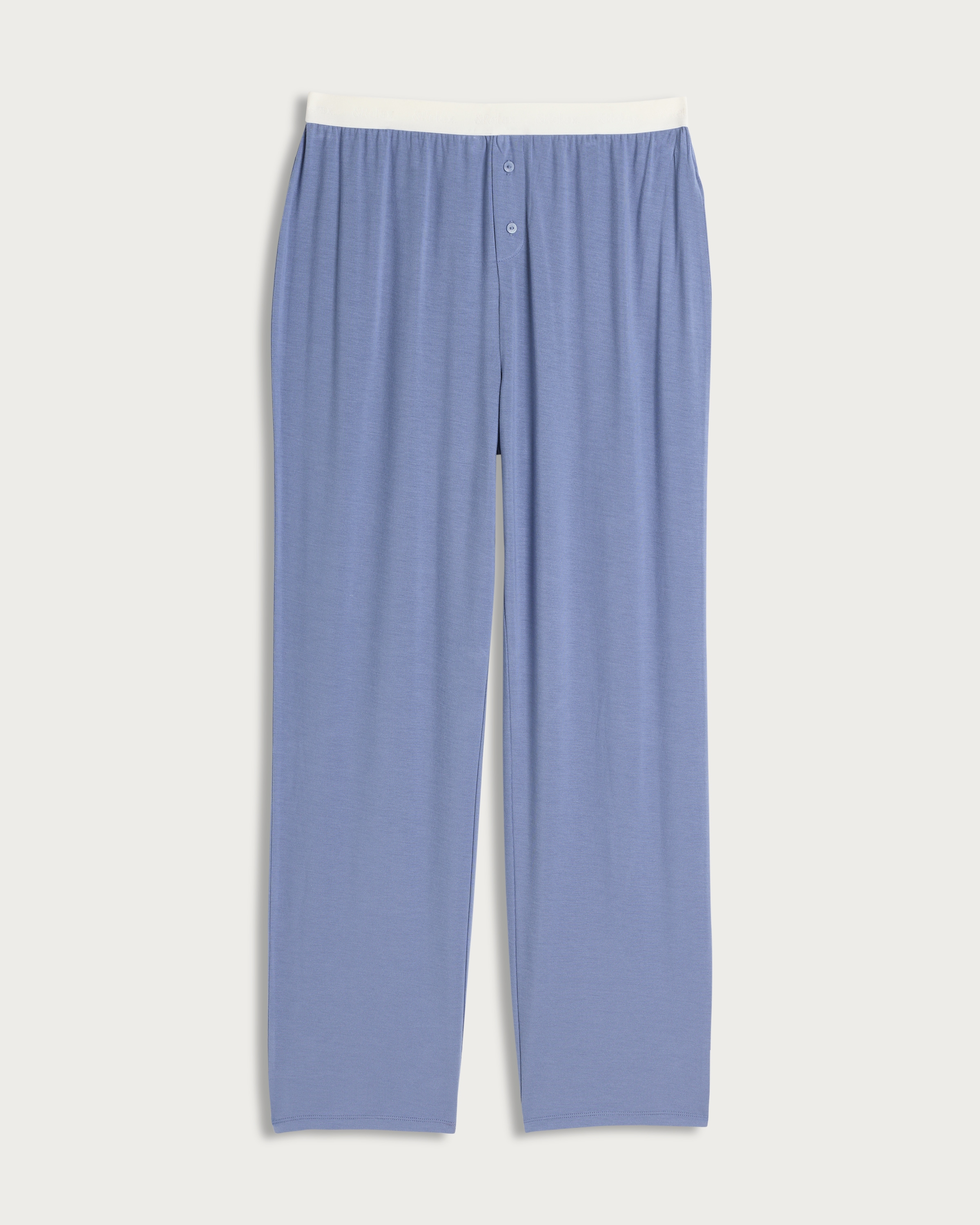 F&F CoolEase™ Modal Rich Wide Leg Pyjama Bottoms in Blue thumbnail 4