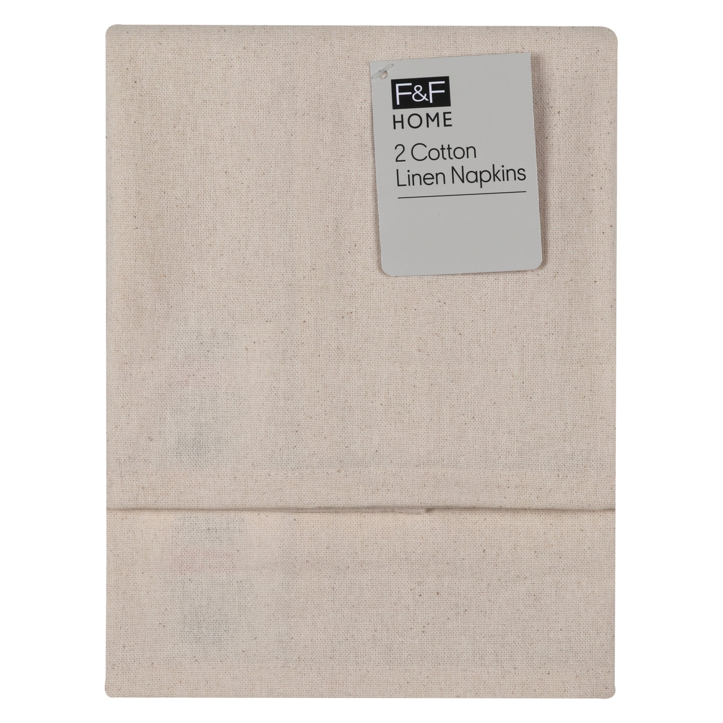 F&F Home Cotton Linen Napkin 2 Pack