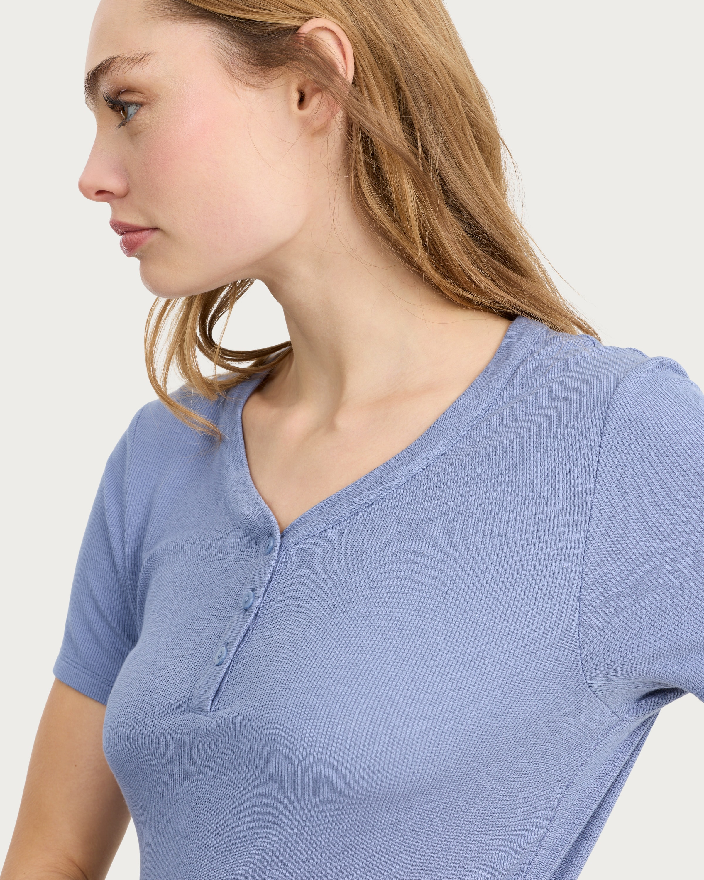 F&F CoolEase™ Short Sleeved Nightdress in Blue thumbnail 2