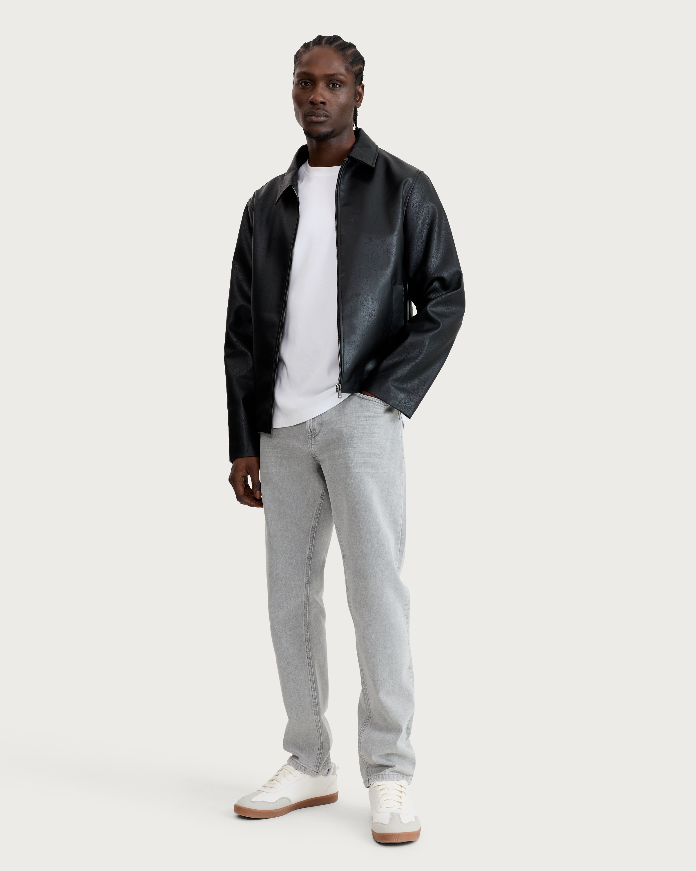 F&F Slim Leg Cotton Rich Jeans in Grey