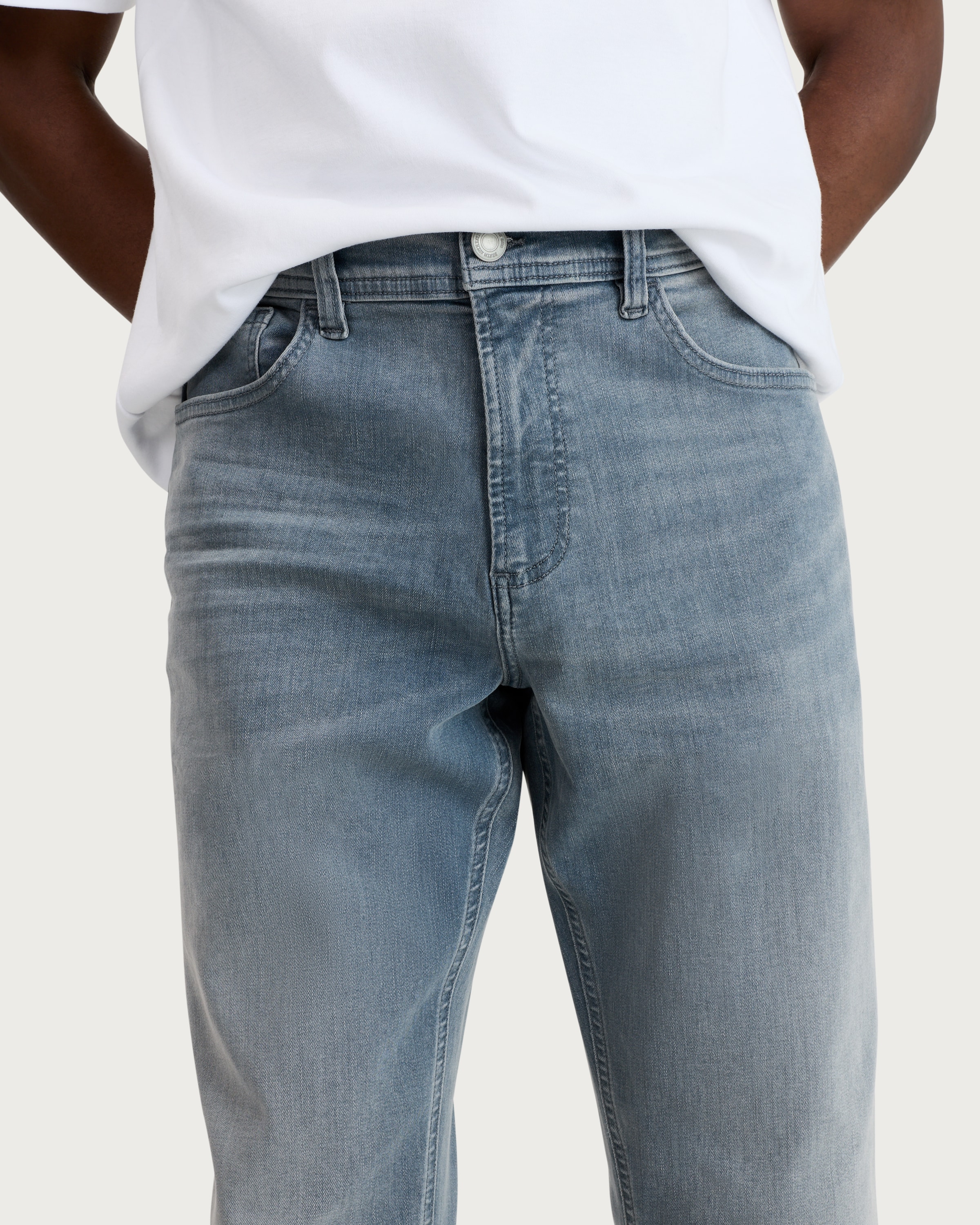 F&F Straight Leg FREEFIT® Jeans in Grey thumbnail 2