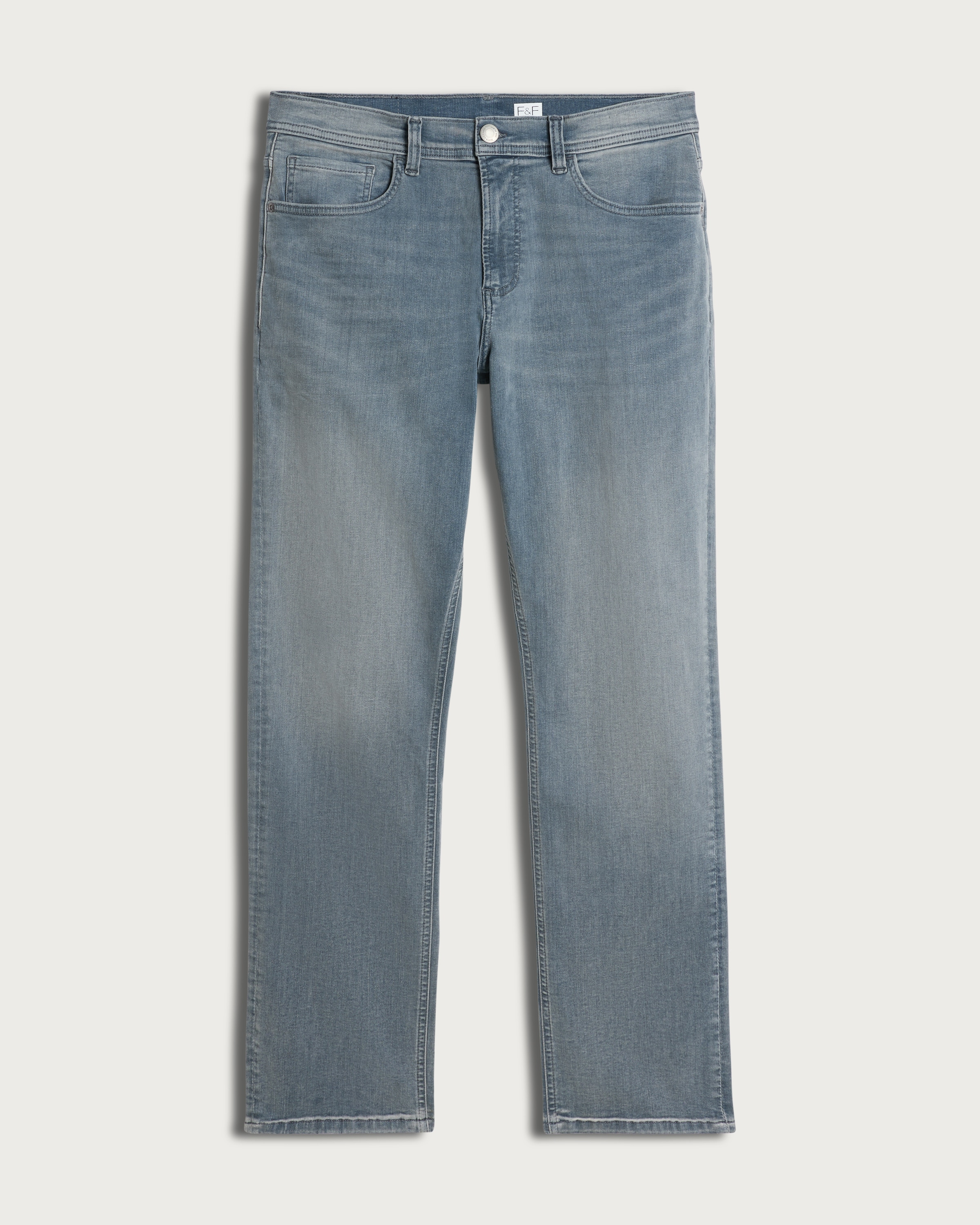 F&F Straight Leg FREEFIT® Jeans in Grey thumbnail 4