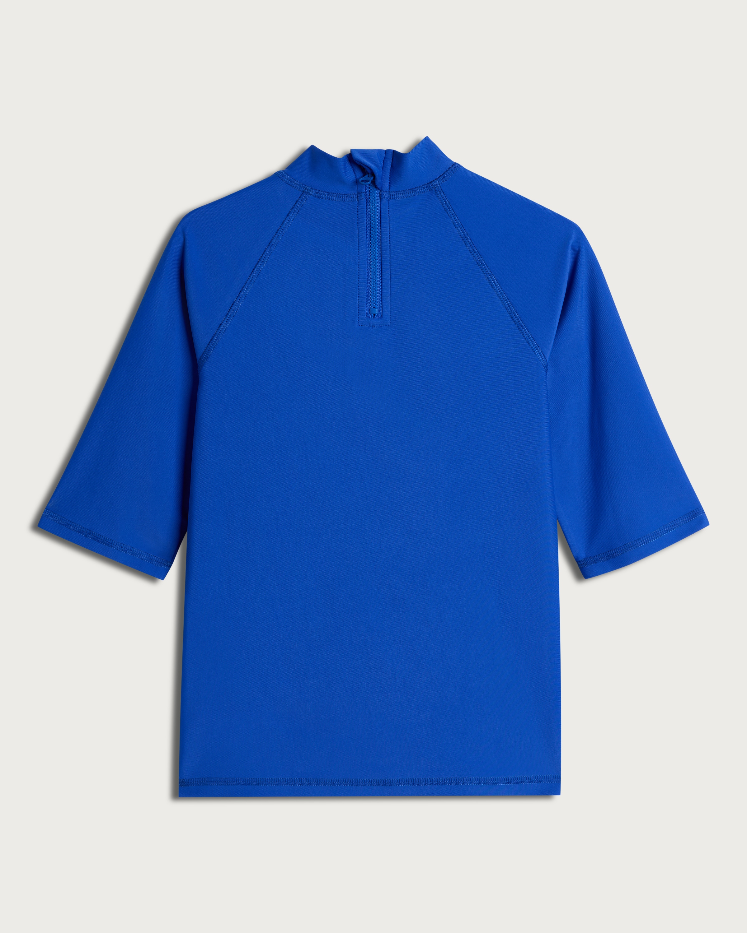 F&F Boys Short Sleeved Rash Vest in Blue thumbnail 2