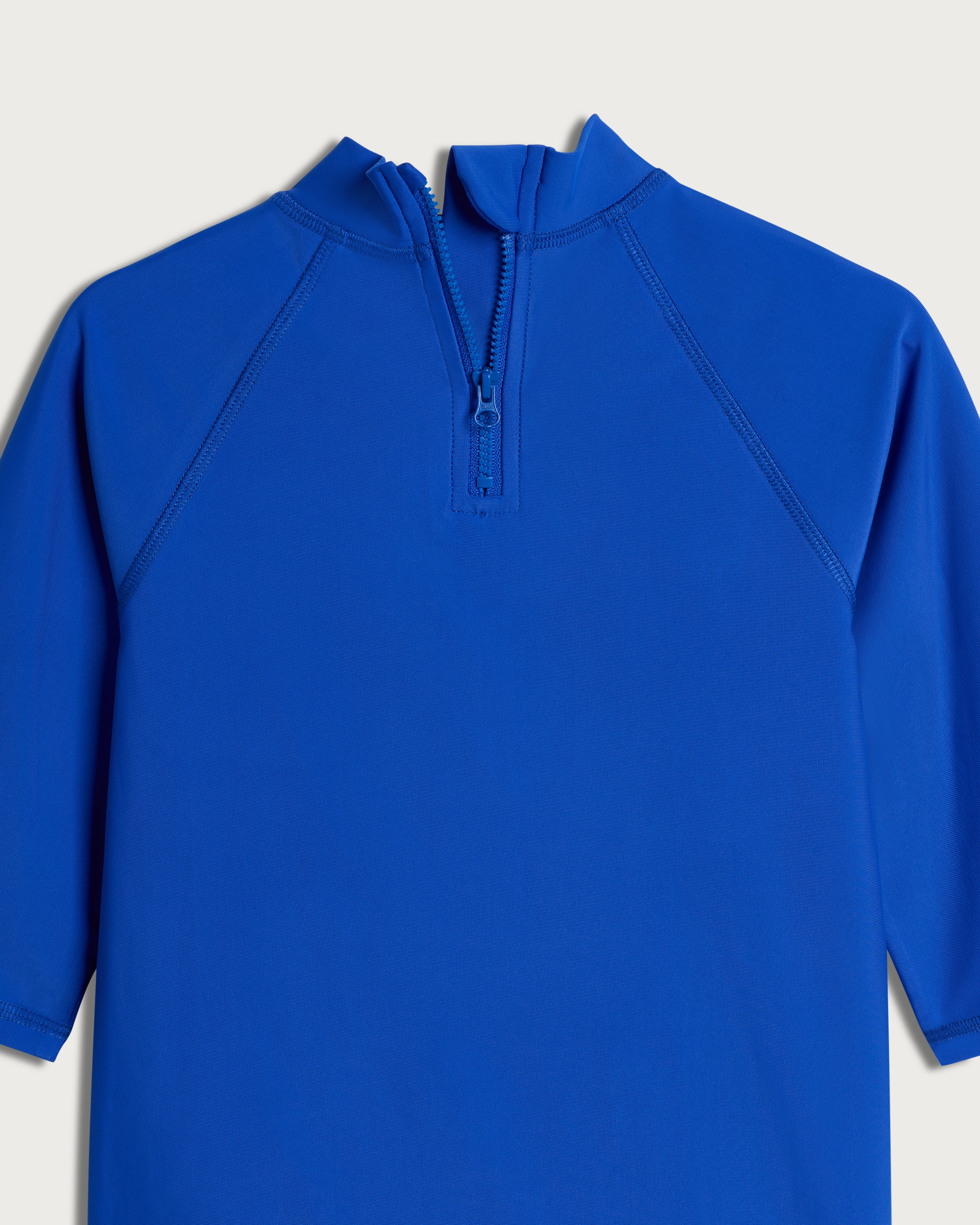 F&F Boys Short Sleeved Rash Vest in Blue thumbnail 3
