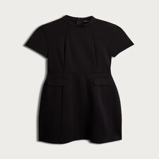 F&F Short Sleeve Mini Dress in Black thumbnail 4