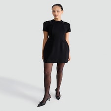 F&F Short Sleeve Mini Dress in Black