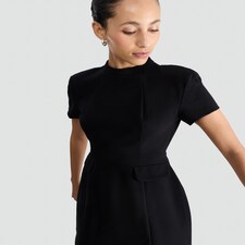 F&F Short Sleeve Mini Dress in Black thumbnail 2