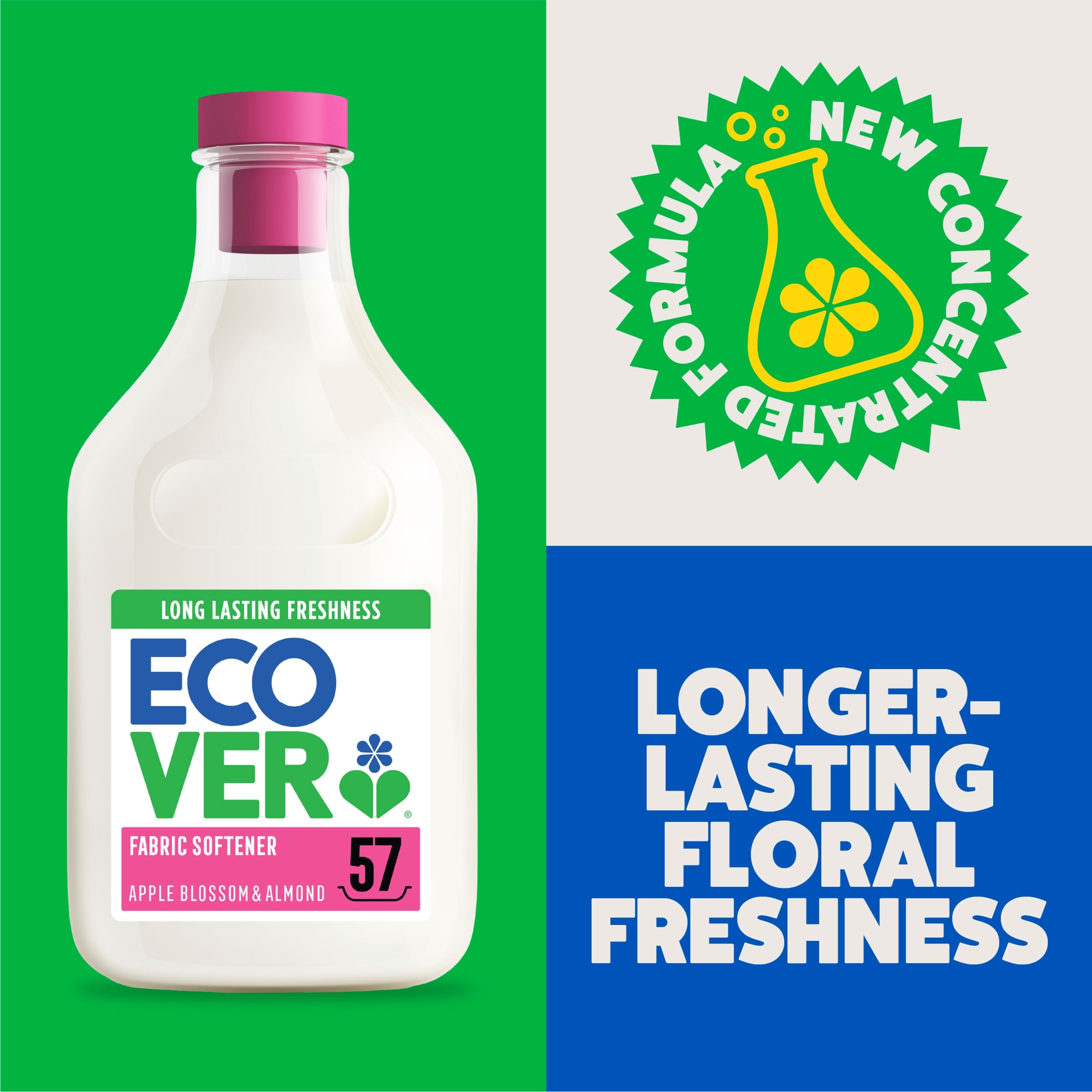 Ecover Fabric Softener Apple Blossom & Almond 1.43L thumbnail 4