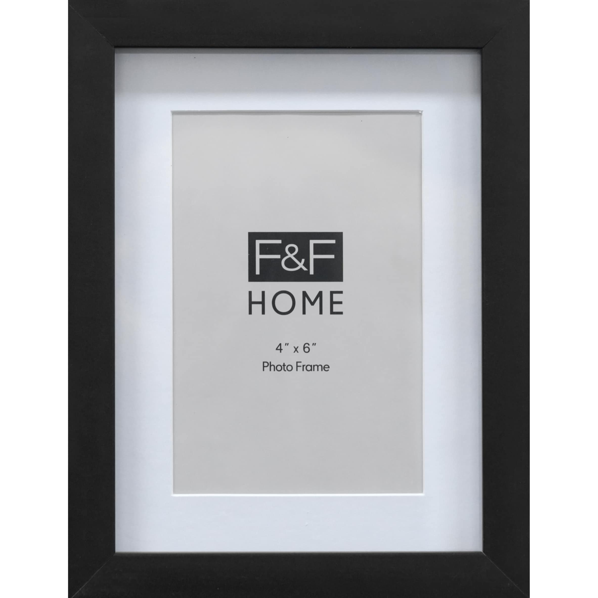 F&F Home Black 4x6 Frame