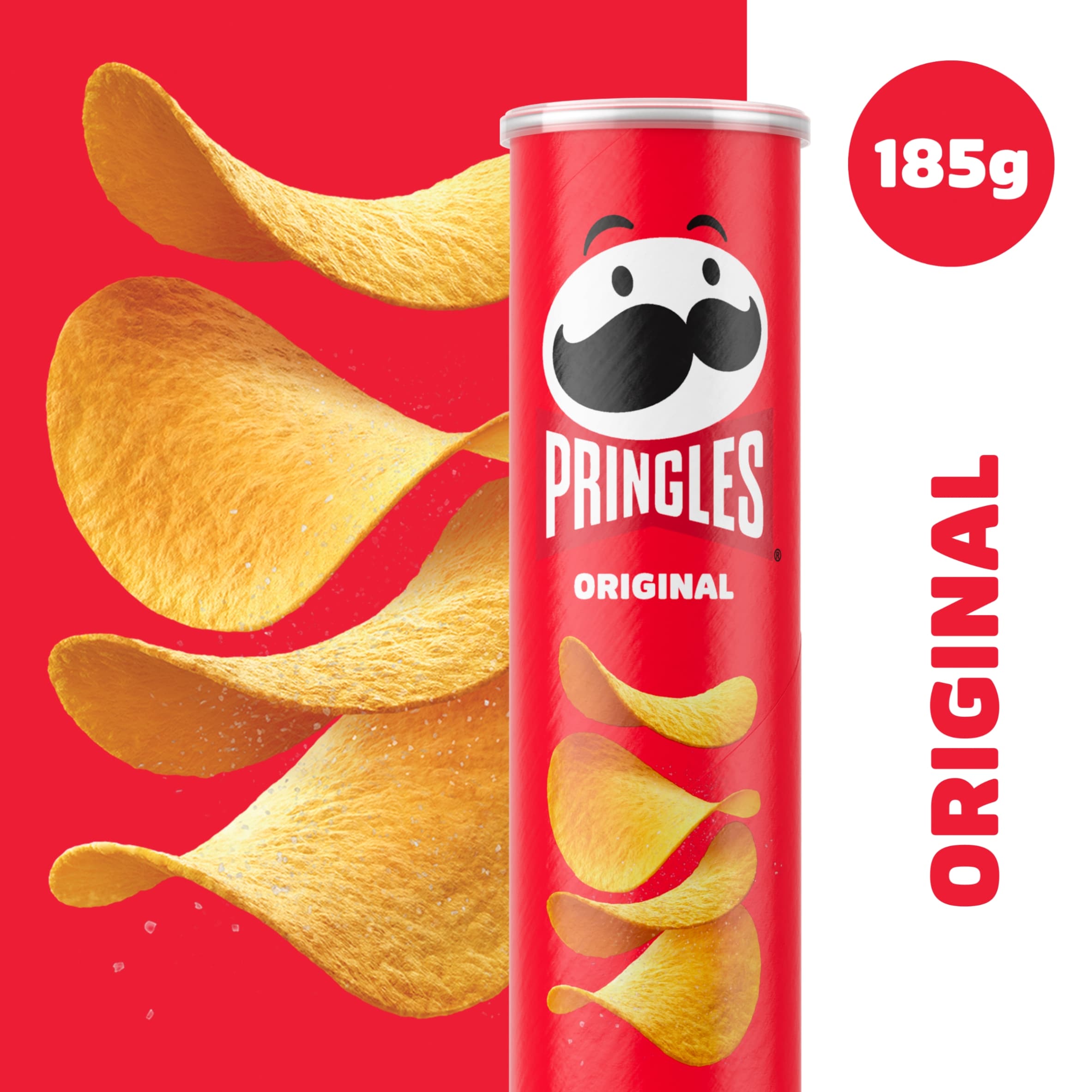 Pringles Original Sharing Crisps 185g thumbnail 2