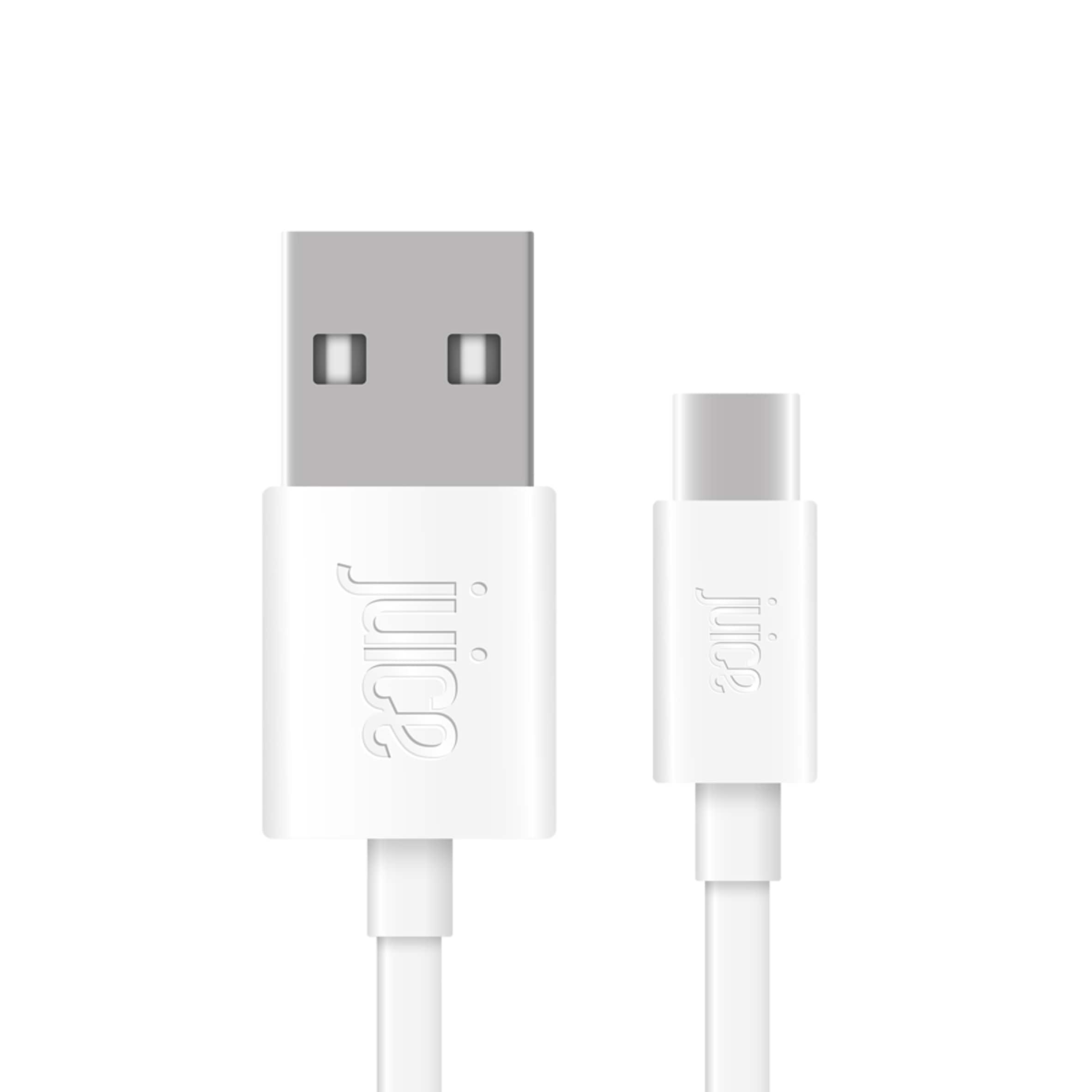 JUICE XL USB A to USB type C WHITE 2M CABLE thumbnail 2