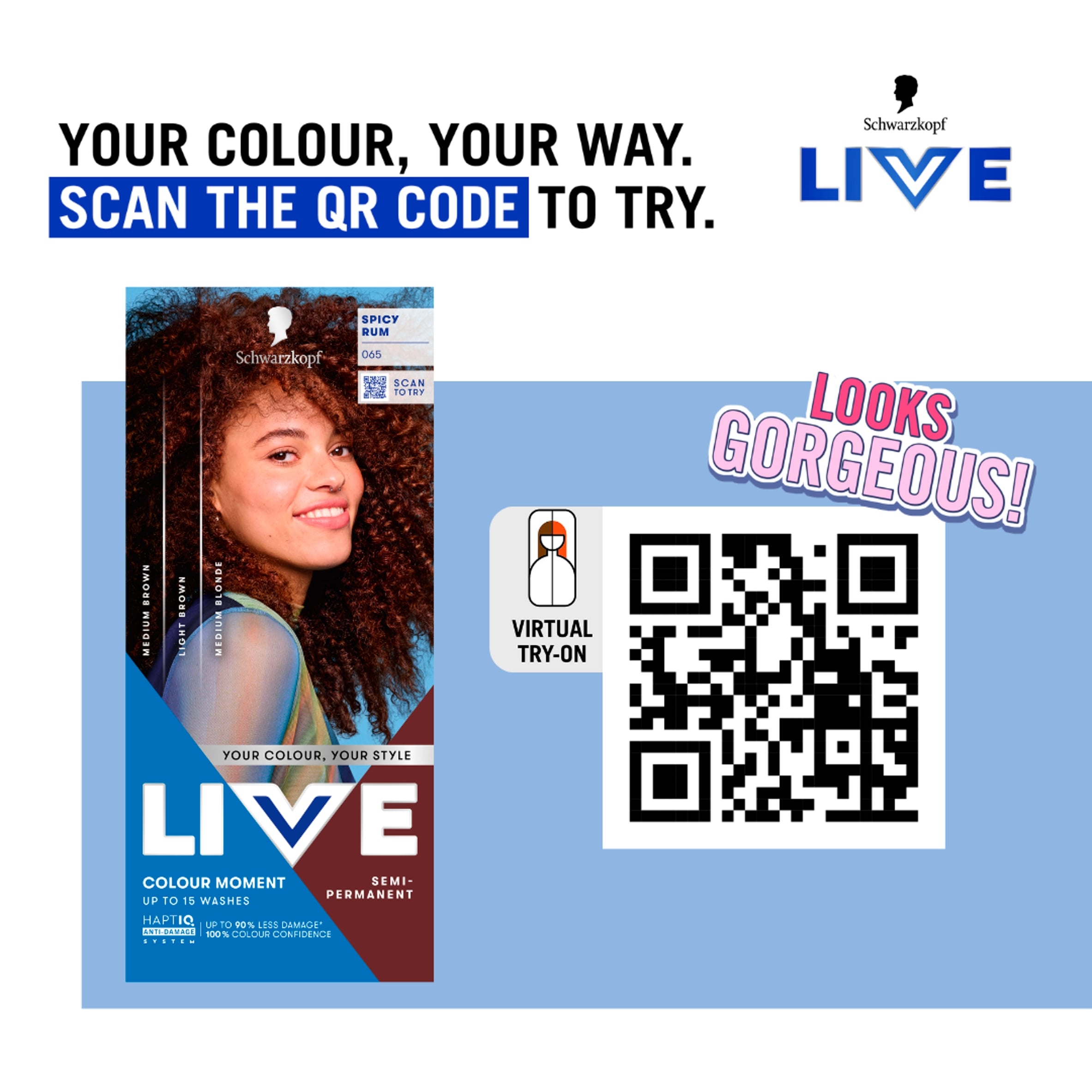Schwarzkopf LIVE Colour Moment 065 Spicy Rum Semi-Permanent Hair Dye thumbnail 3