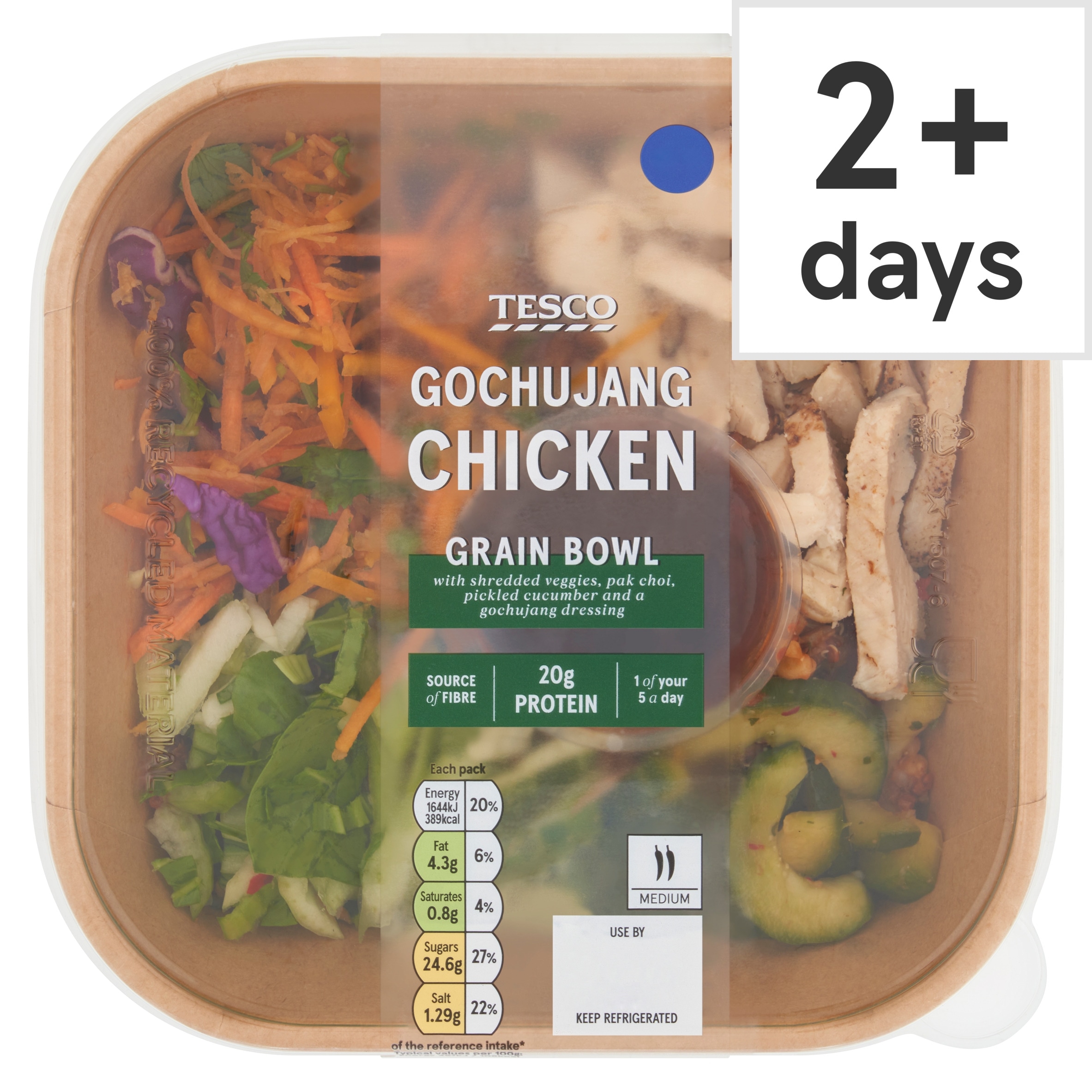 Tesco Gochujang Chicken Grain Bowl 360g