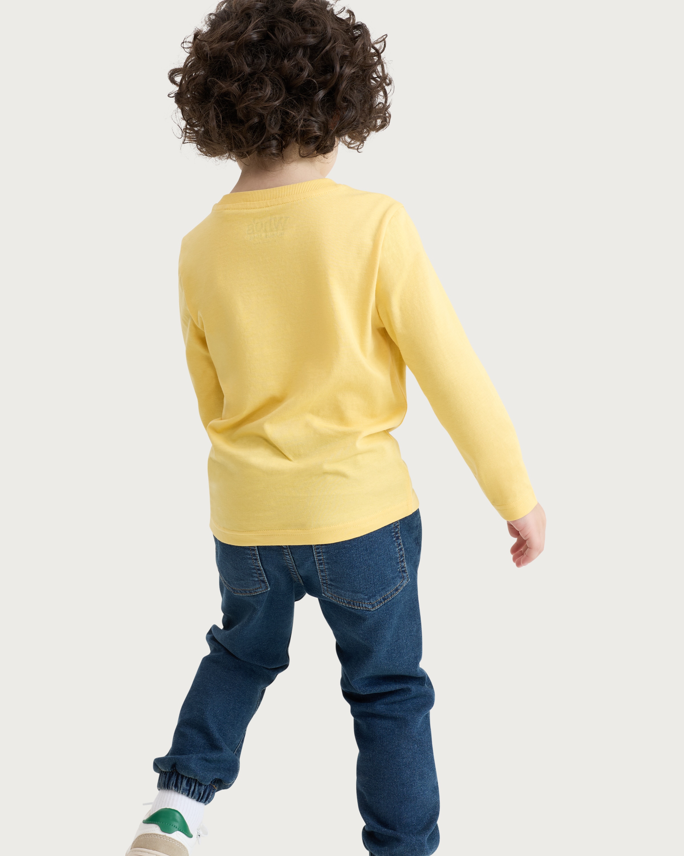Who's In Your Book? Monster Long Sleeved Top in Yellow thumbnail 3