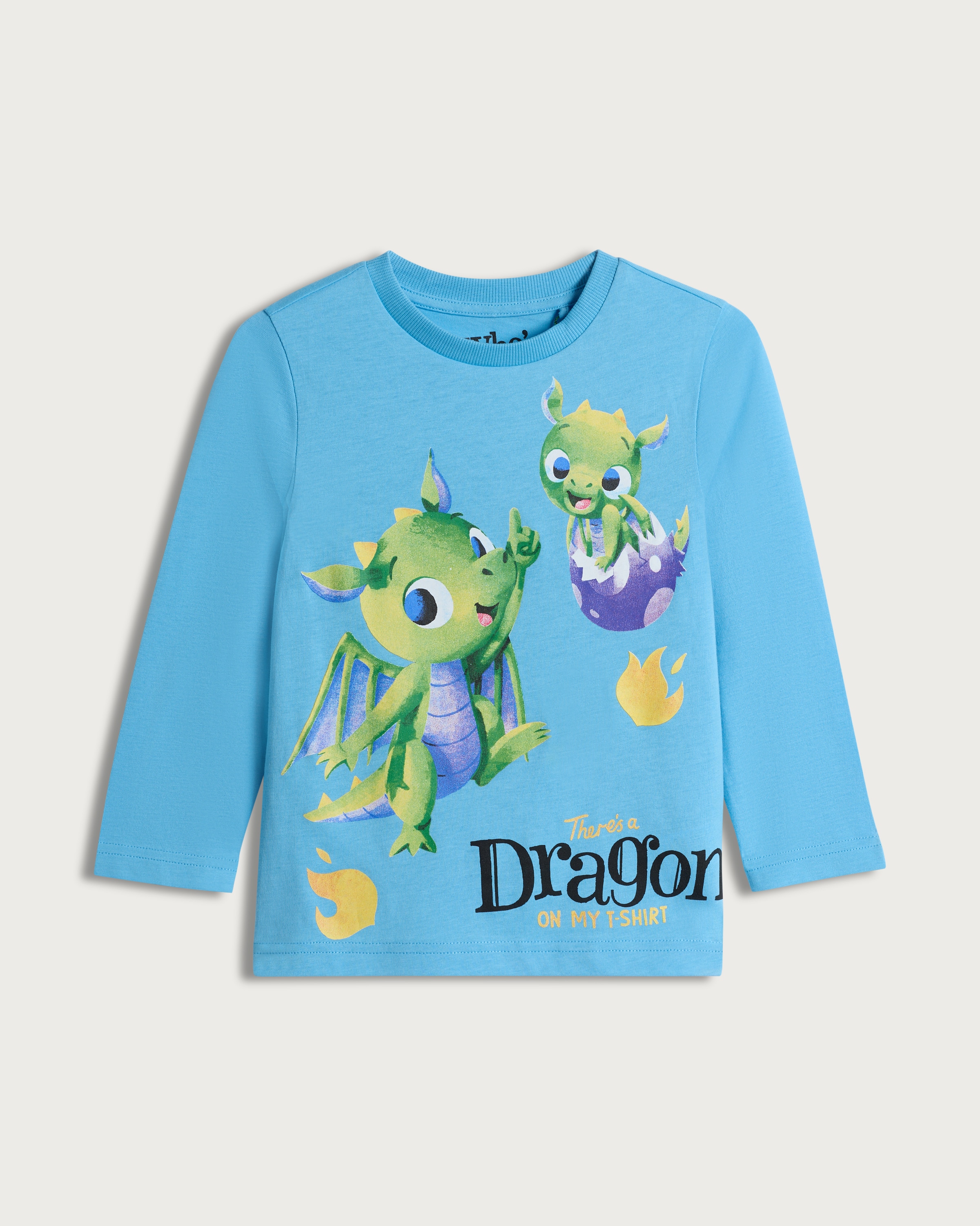 Who's In Your Book? Dragon Long Sleeved Top in Blue thumbnail 4