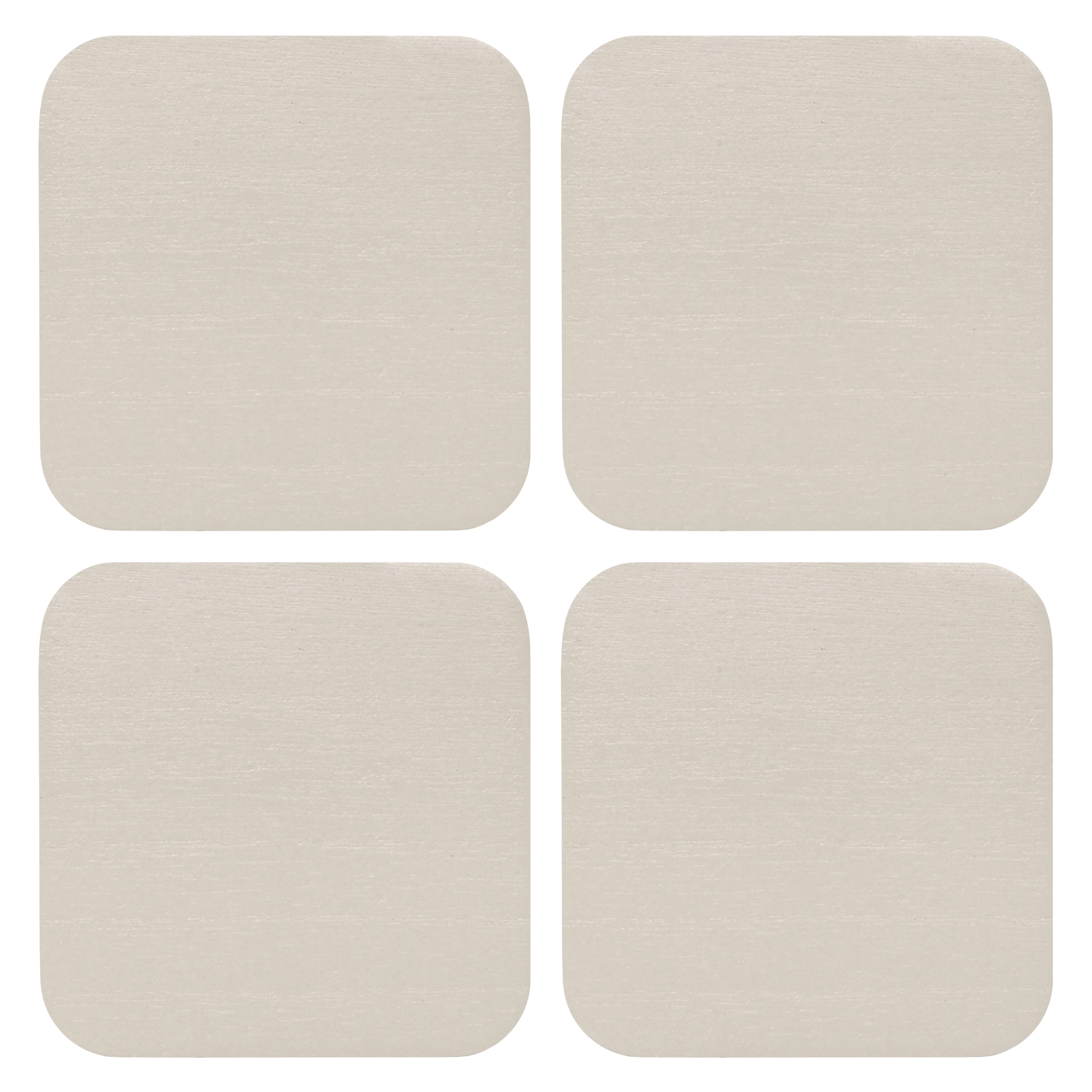 F&F Home Cream Wooden Coaster 4 Pack thumbnail 3