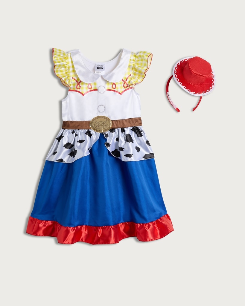 Toy Story Jessie 2-Piece Fancy Dress Costume with Hat in Blue