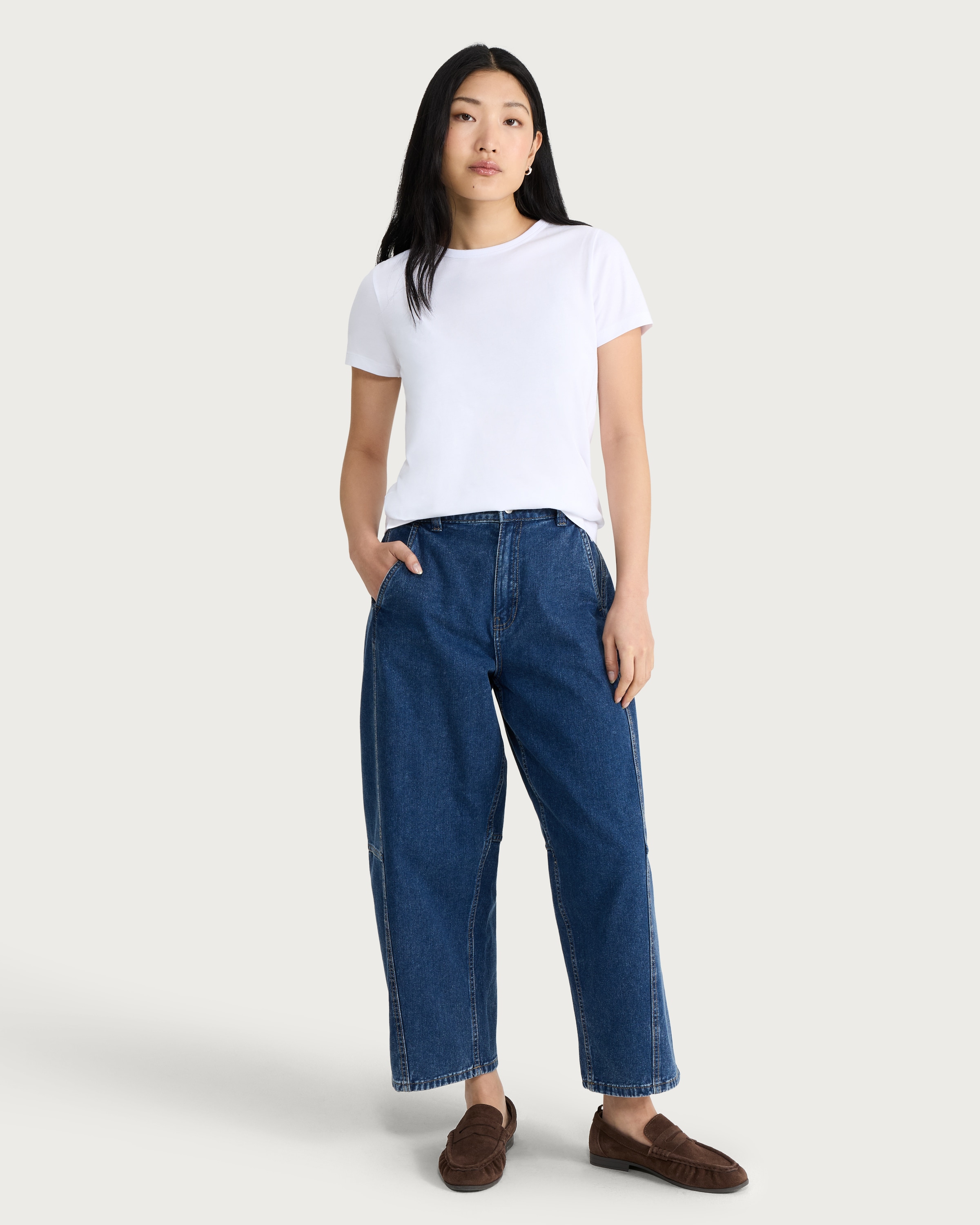 F&F Pure Cotton Short Sleeved T-Shirt in White thumbnail 2
