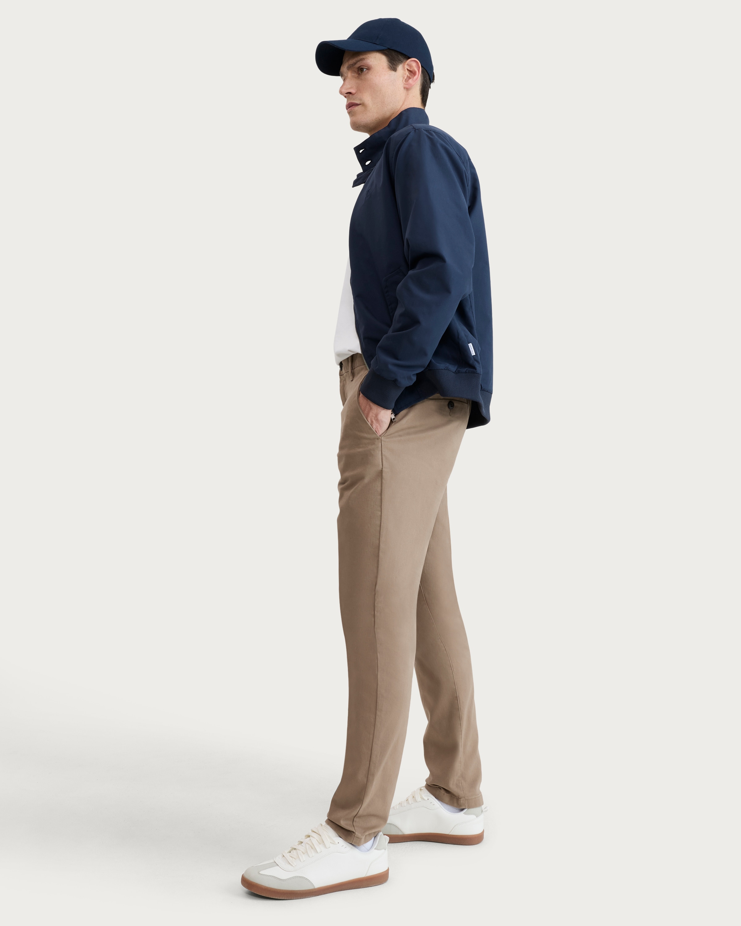 F&F FREEF!T® Slim Leg Chino Trousers in Stone thumbnail 2