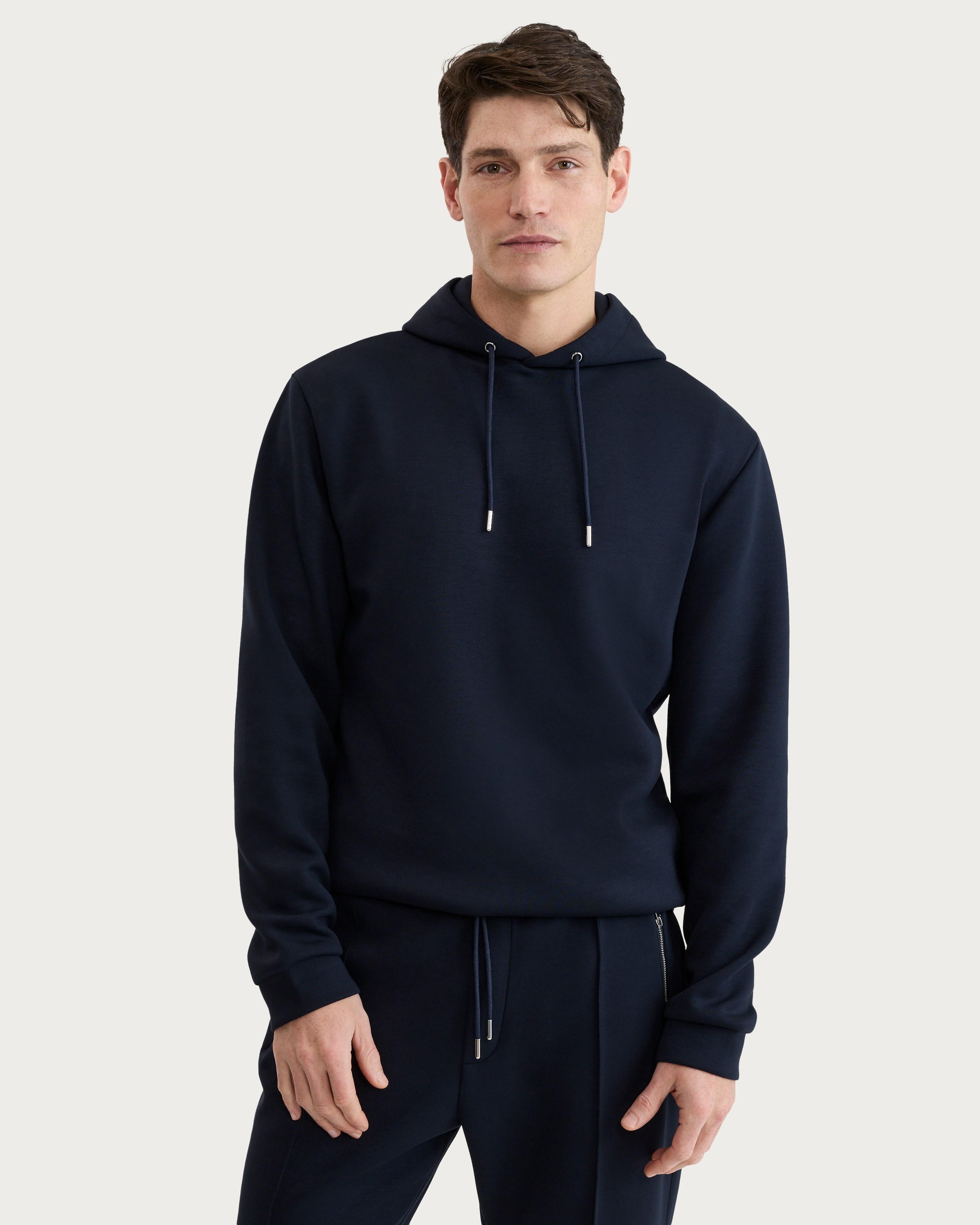 F&F Drawstring Hoodie in Navy thumbnail 2