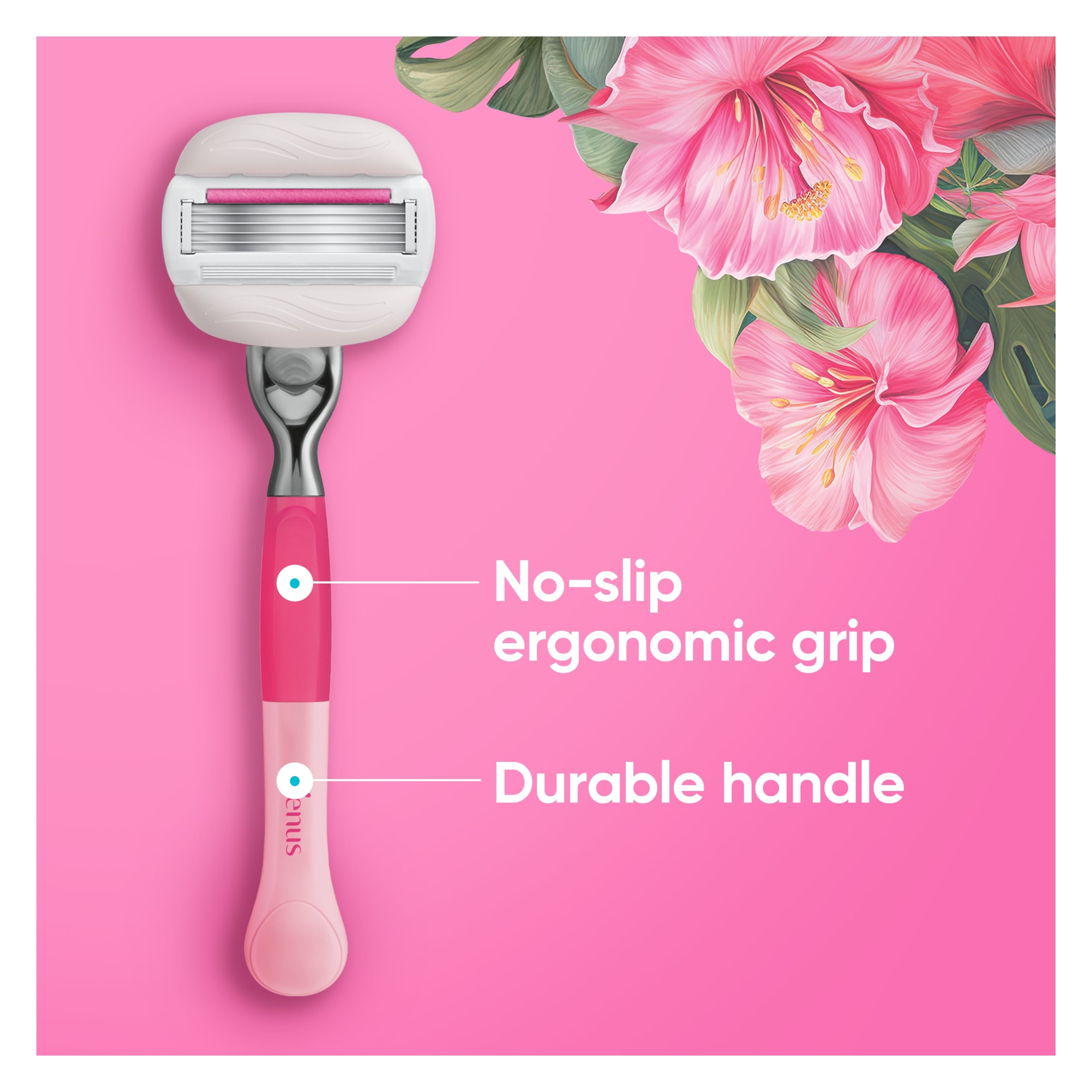 Gillette Venus Pro Comfort Glide Tropical Pomegranate scented Blades 3 Pack thumbnail 5