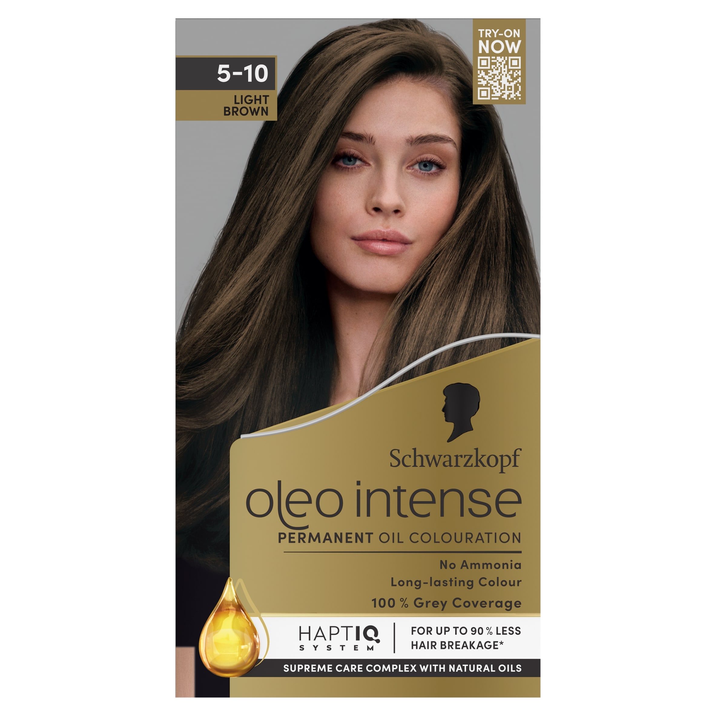 Schwarzkopf Oleo Intense Light Brown 5-10 Permanent Hair Dye