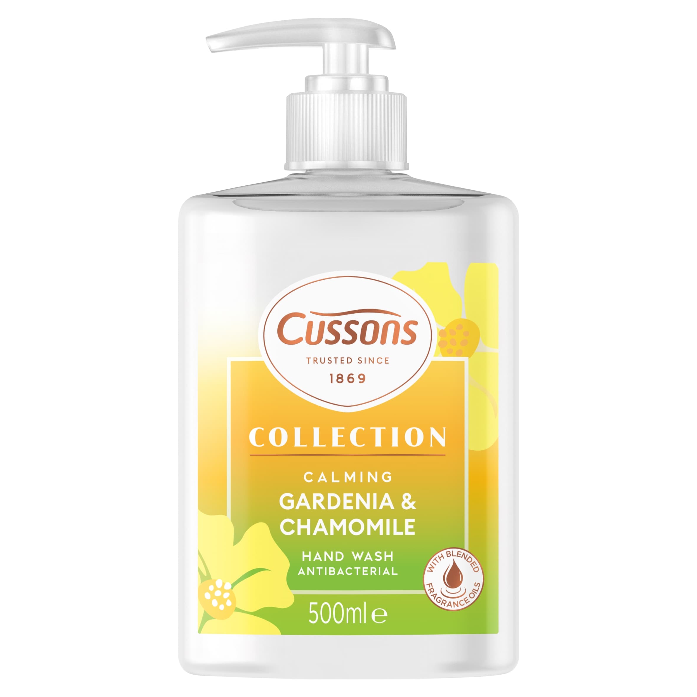 CUSSONS COLLECTION HANDWASH GARDENIA & CHAMOMILE 500ML  