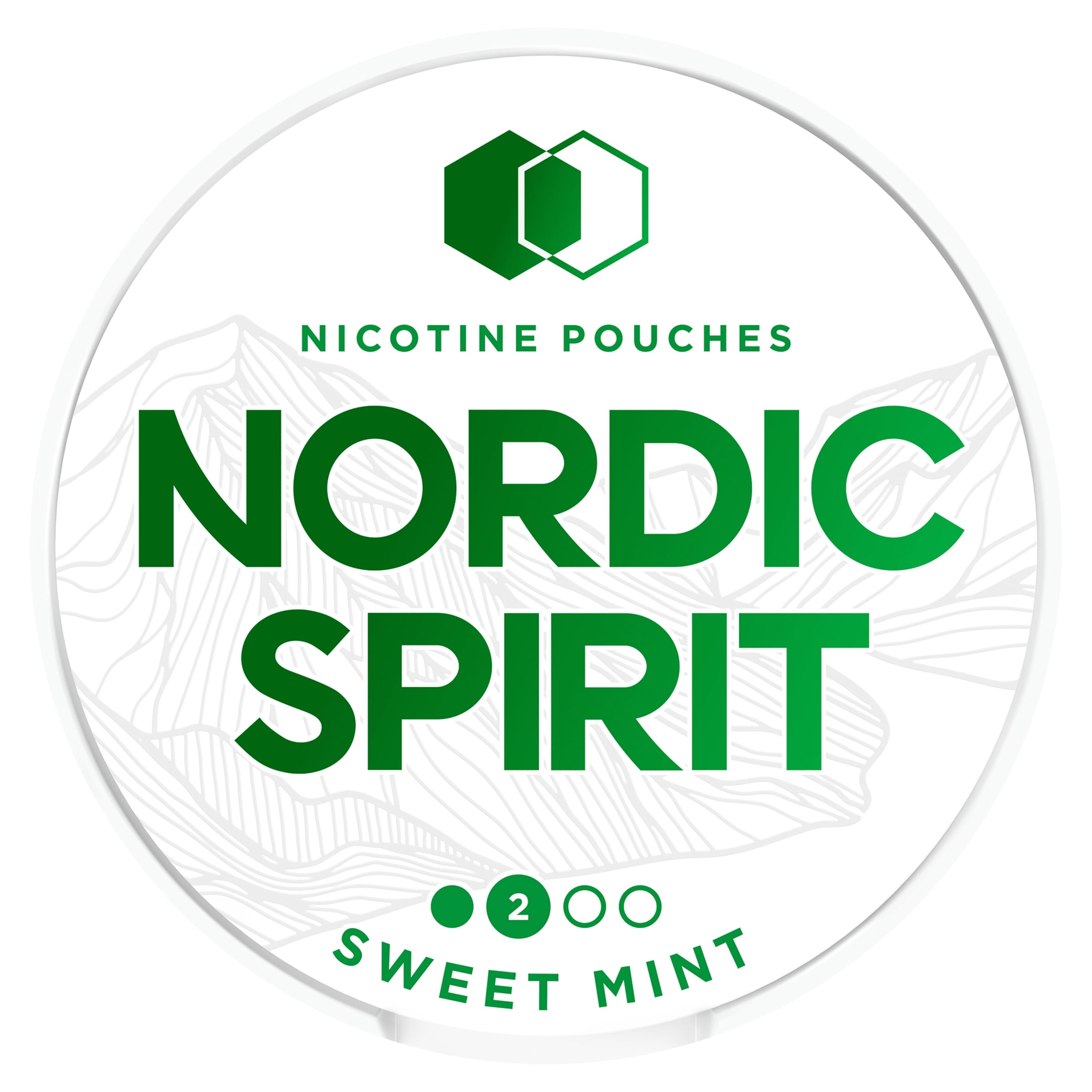 Nordic Spirit Sweet Mint Tobacco Free Nicotine Pouches Regular 20 Pack 6mg 14g