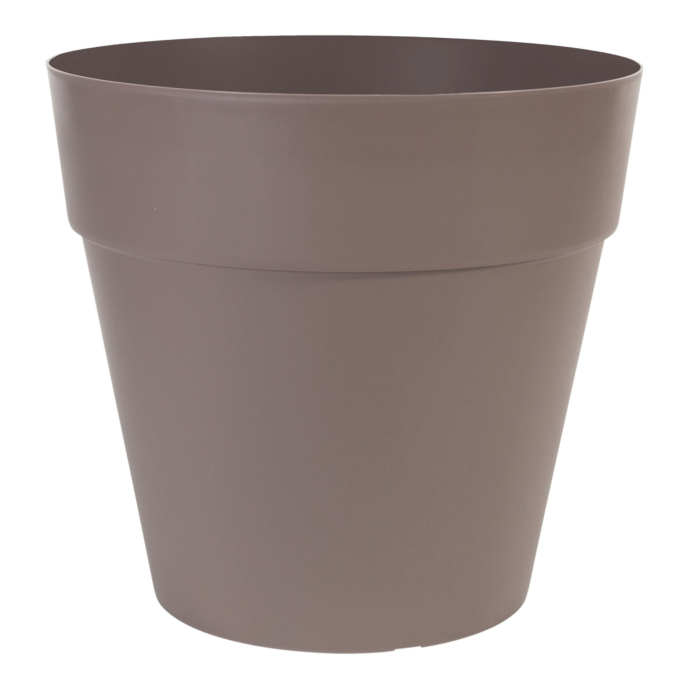 STRATA Taupe SOHO ROUND POT Planter 17cm