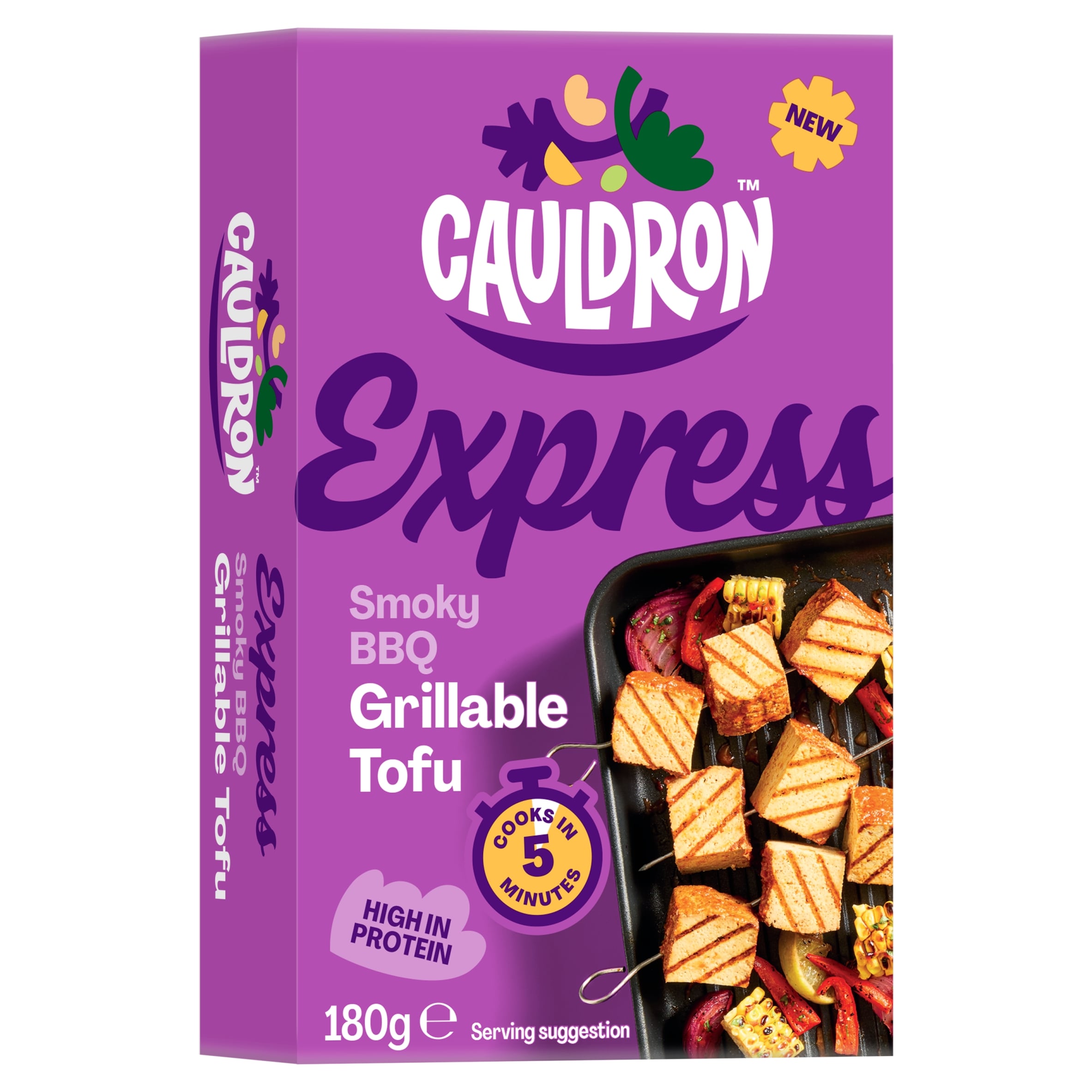 Cauldron Express Smoky BBQ Grillable Tofu Block 180g thumbnail 4