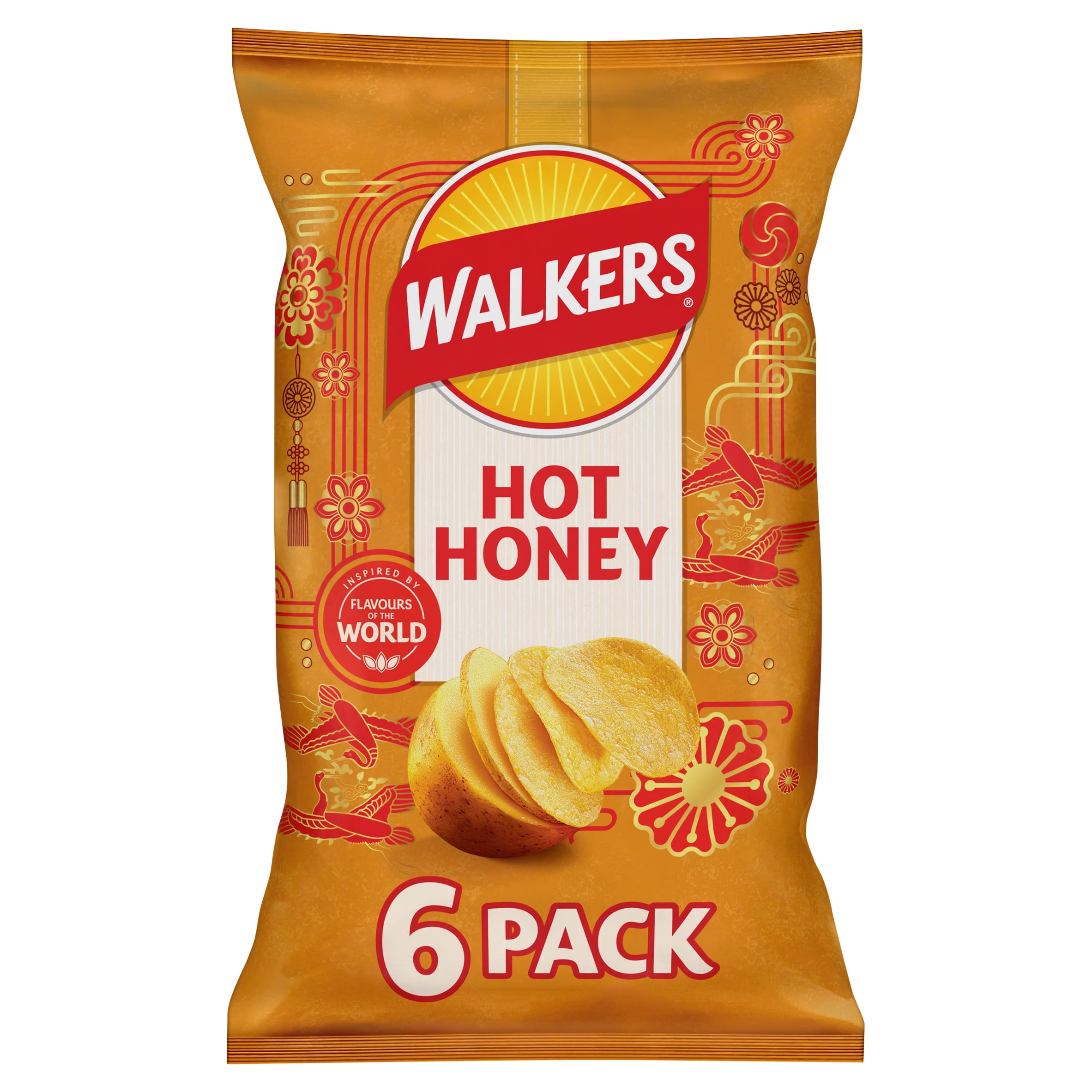 Walkers Hot Honey Crisps 6 x 25g thumbnail 3