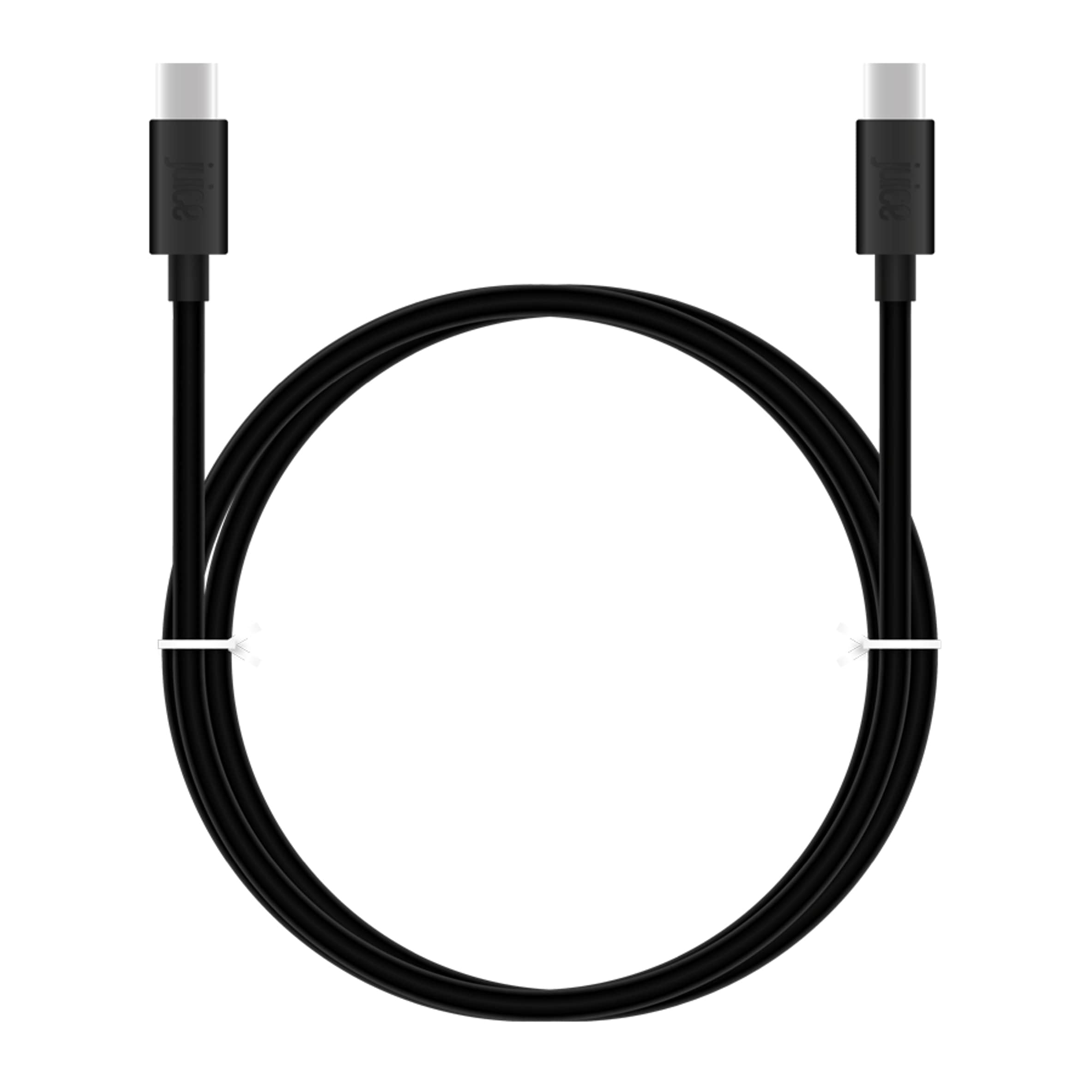 JUICE XL USB C TO USB C BLACK FAST CHARGE 2M