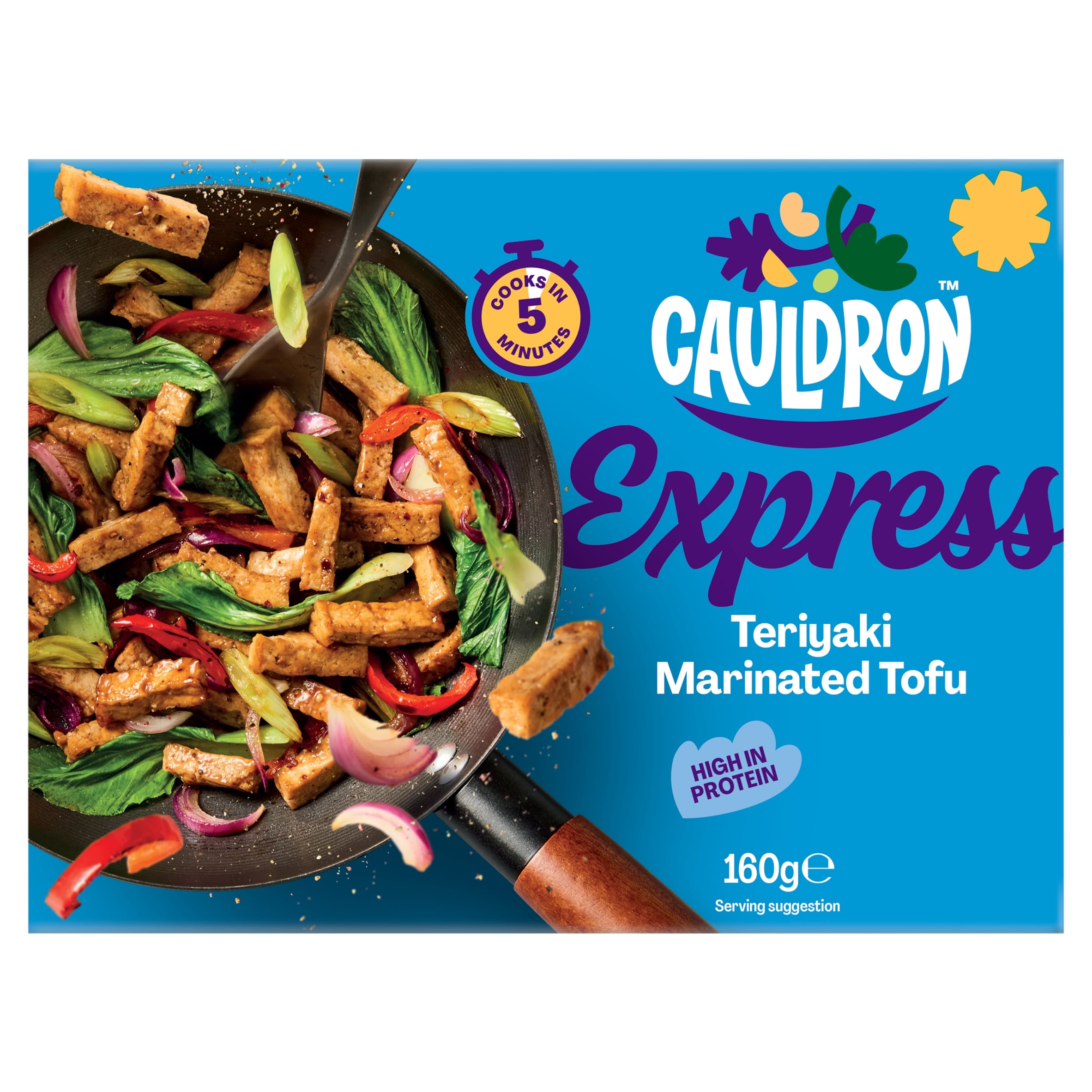 Cauldron Express Teriyaki Organic Tofu Pieces 160g