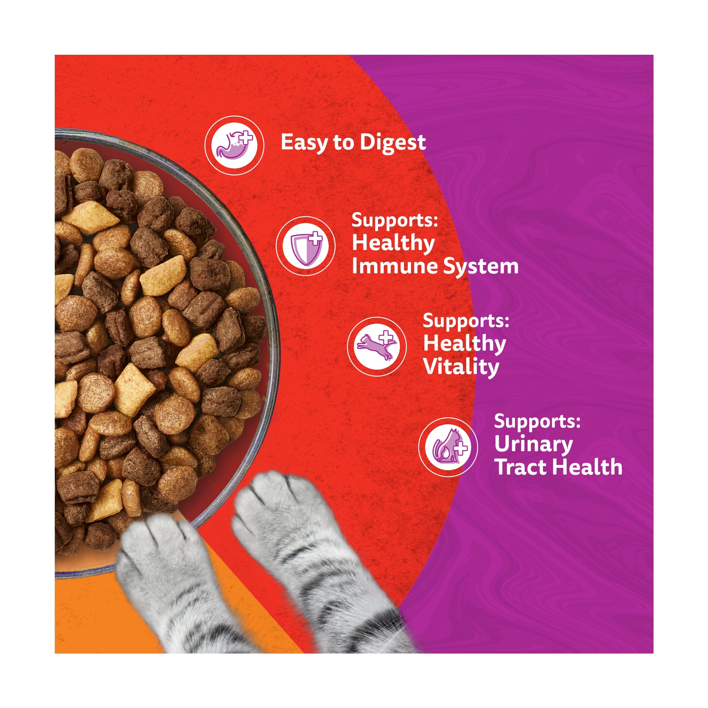 WHISKAS 1+ DUO MEATY Combos Dry Cat Food Biscuits 800g thumbnail 3