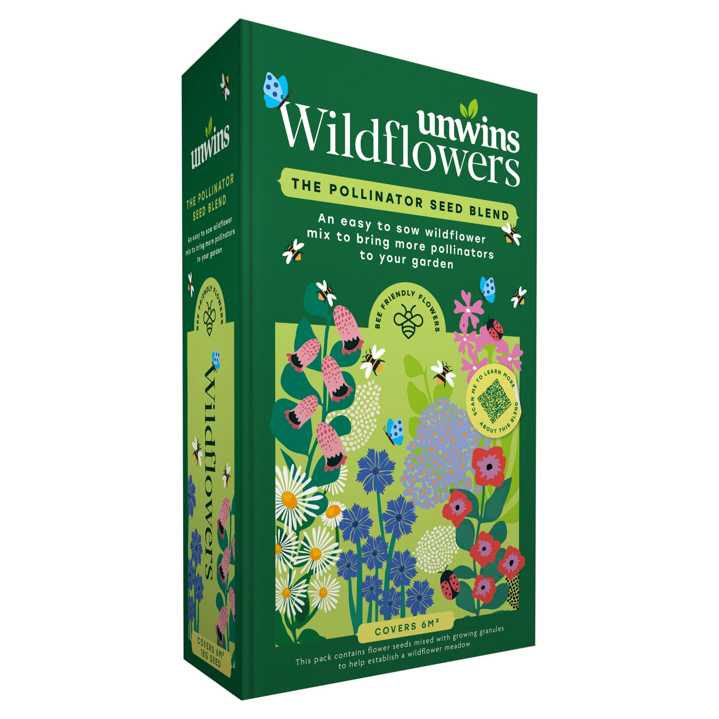 Unwins Wildflowers The Pollinator Seed Blend 1.2kg