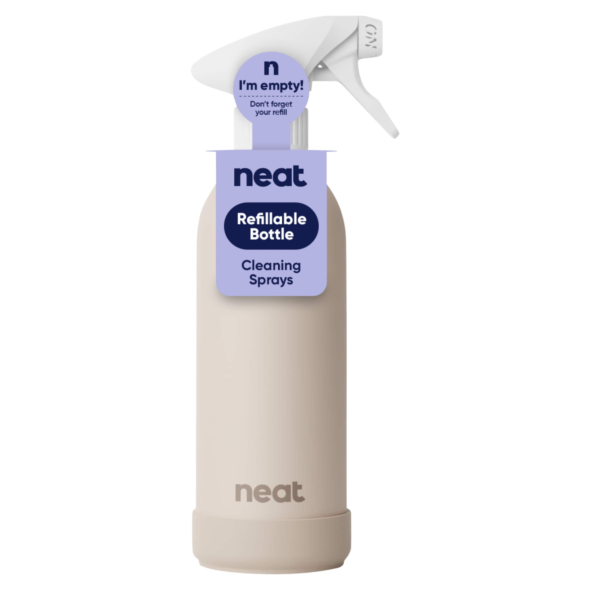 NEAT Refillable Aluminium Stone Bottle for Cleaning Sprays 500ml
