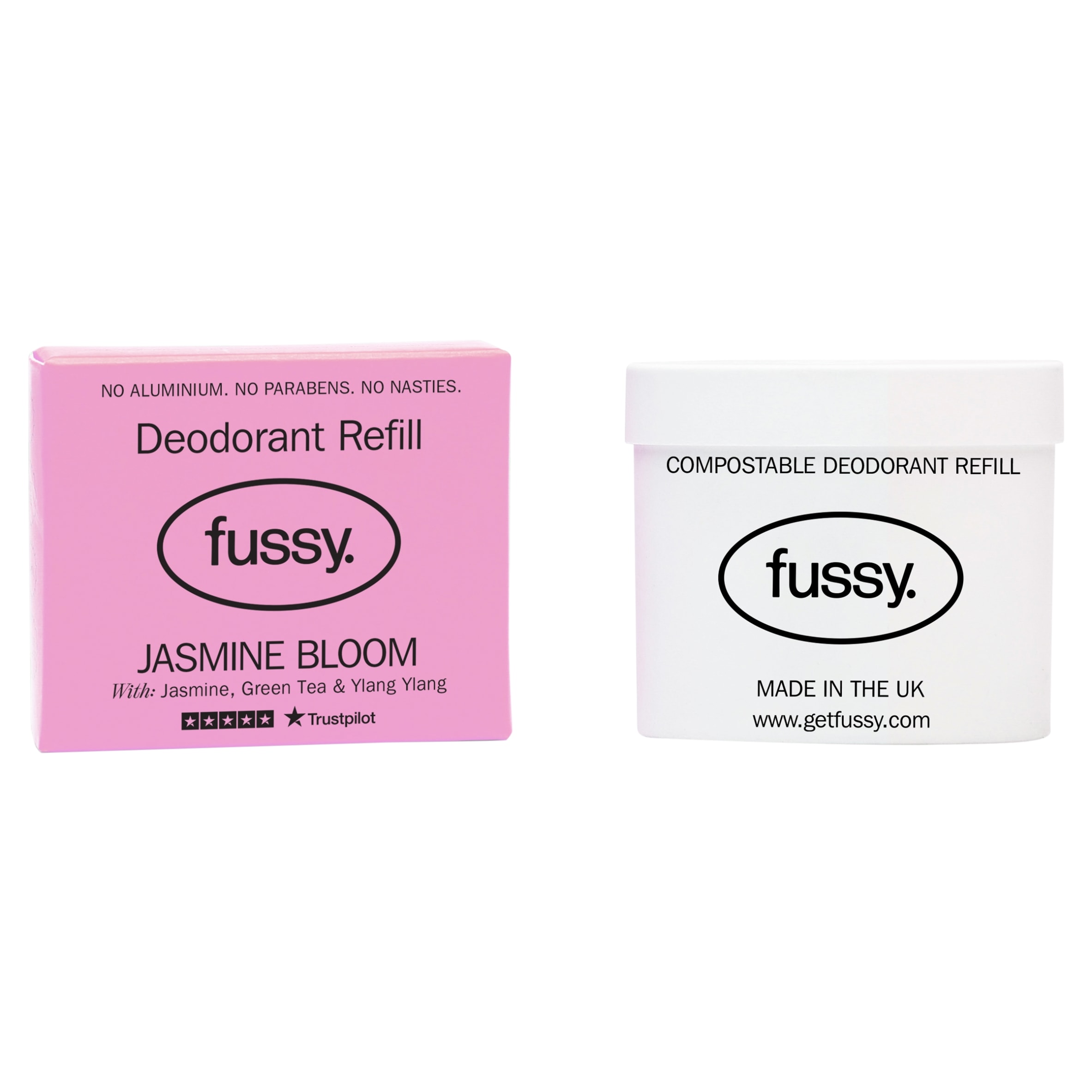 Fussy Natural Deodorant Refill Jasmine Bloom 40g
