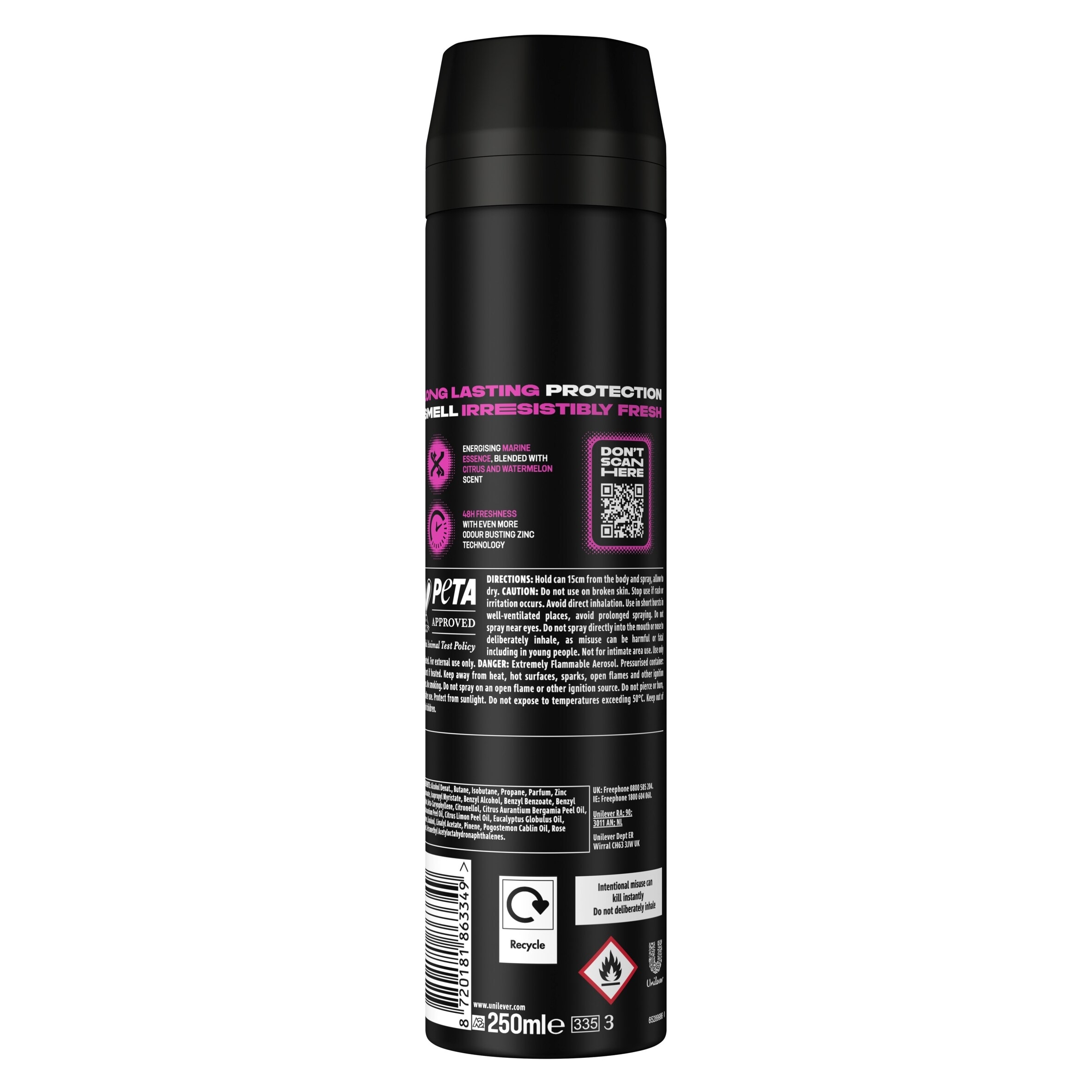 Lynx Men Number 10 48h Deodorant Bodyspray Aerosol 250ml thumbnail 2