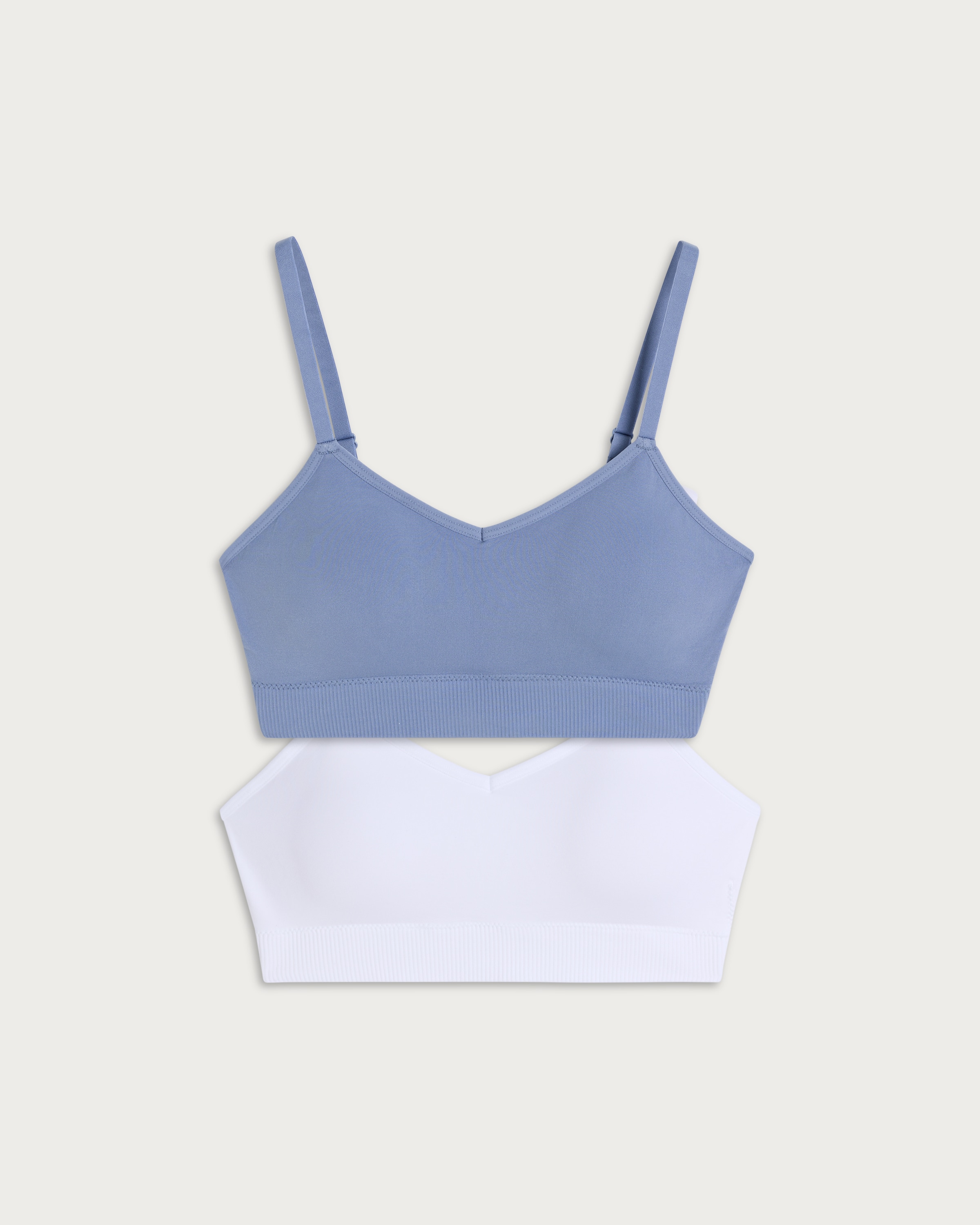 F&F 2-Pack Contour Seamfree Crop Tops in Multi thumbnail 4